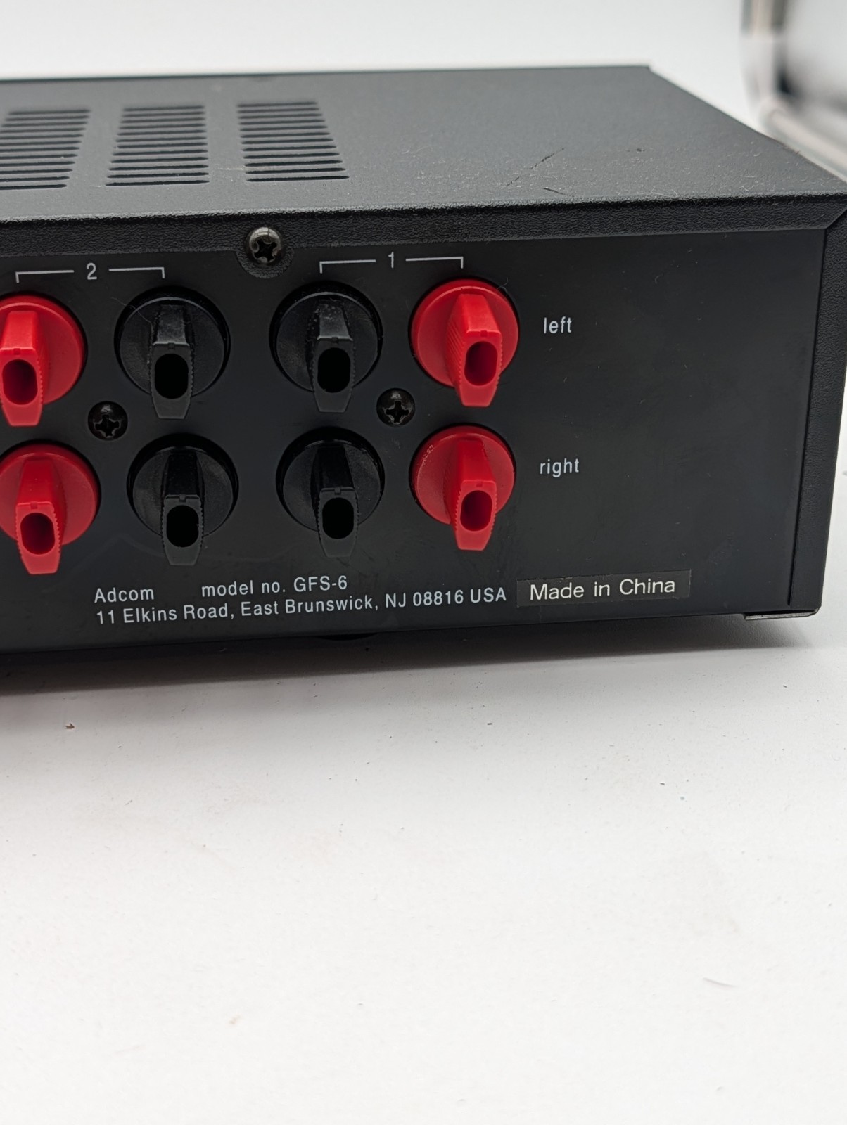 Adcom Model GFS-6 Speaker Selector