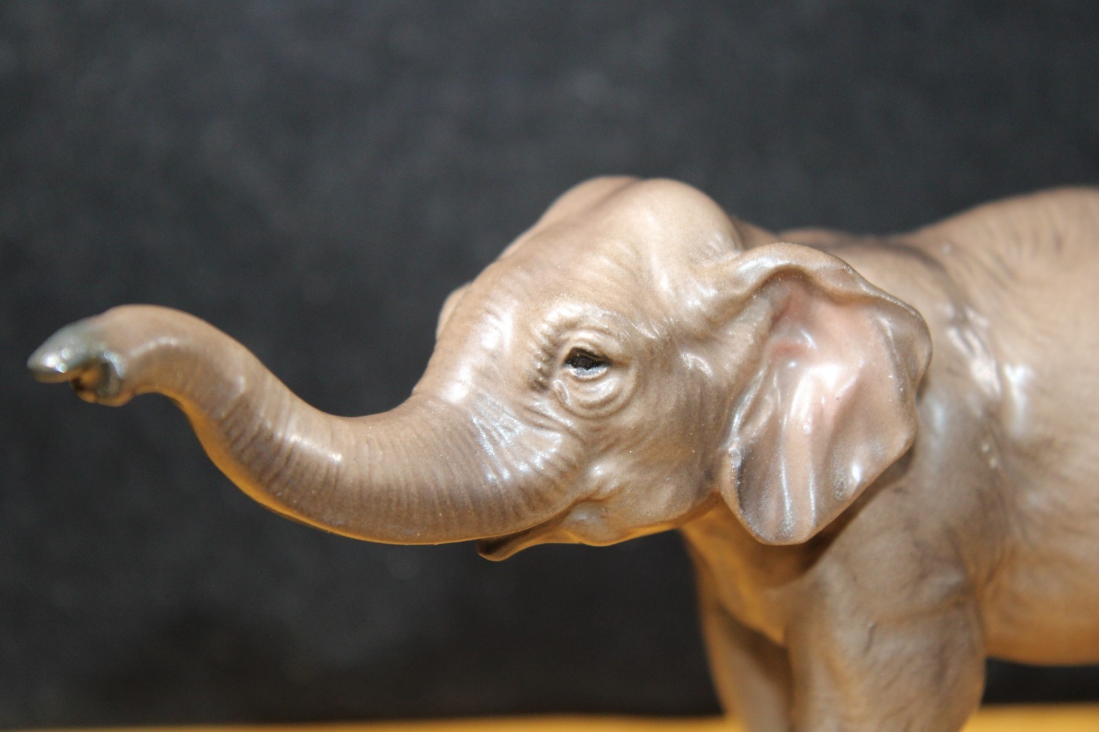Vintage Ceramic Porcelain Elephant Figurine Japan Highly Detailed Possibly Josef