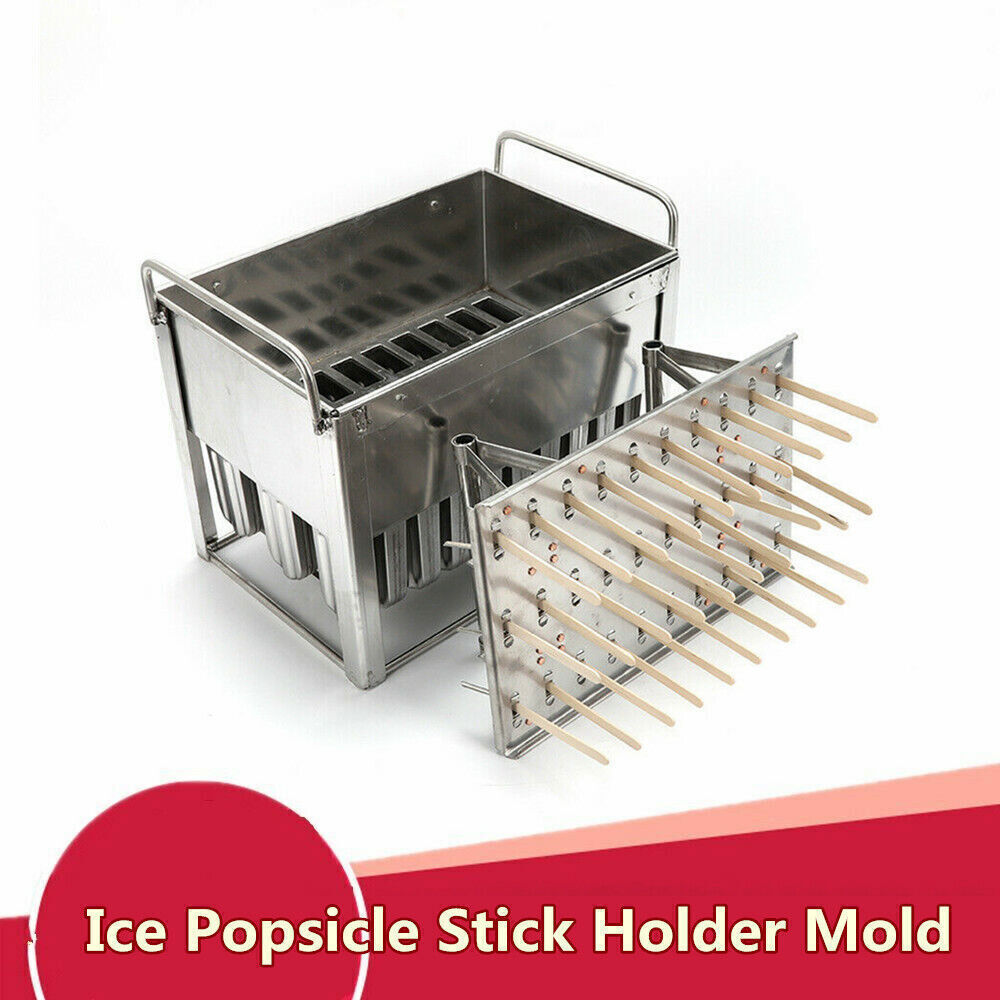 30pcs Stainless Steel Molds Pop Lolly Ice Cream Stick Holder Mold Stick
