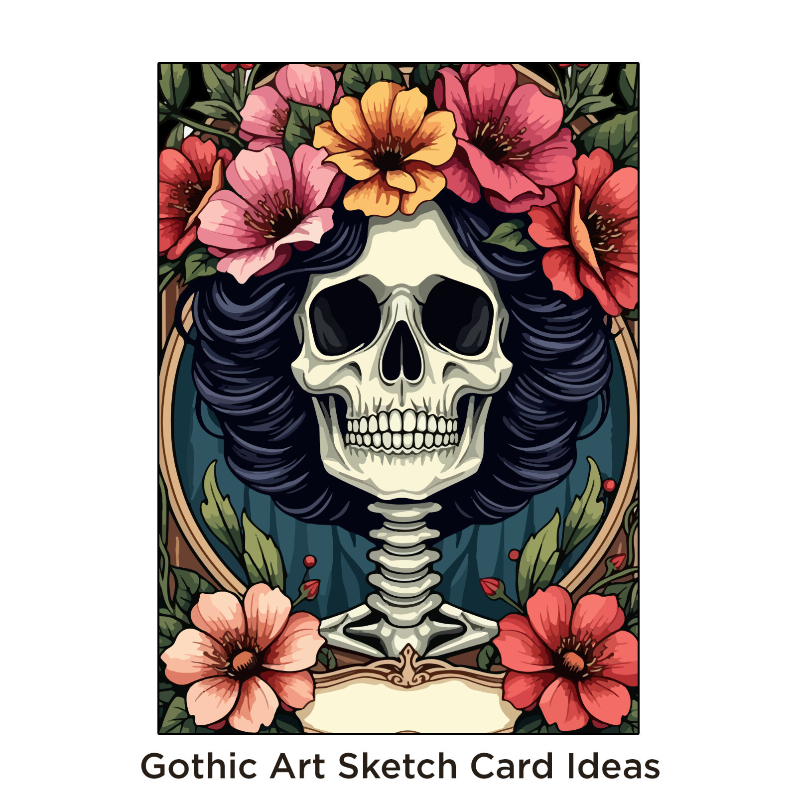 🕷️Gothic Sketch Cards - Blank Trading Cards 2.5x 3.5 - 32pt Thick - 5 Cards🕷️