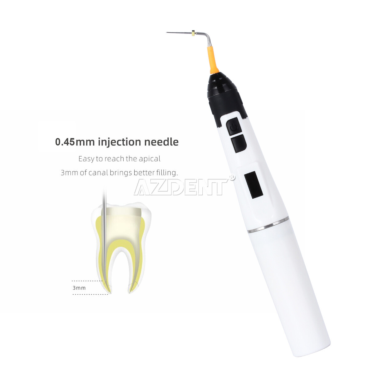 Sistema de obturación endodoncia dental pluma calentada/cortador de gutapercha