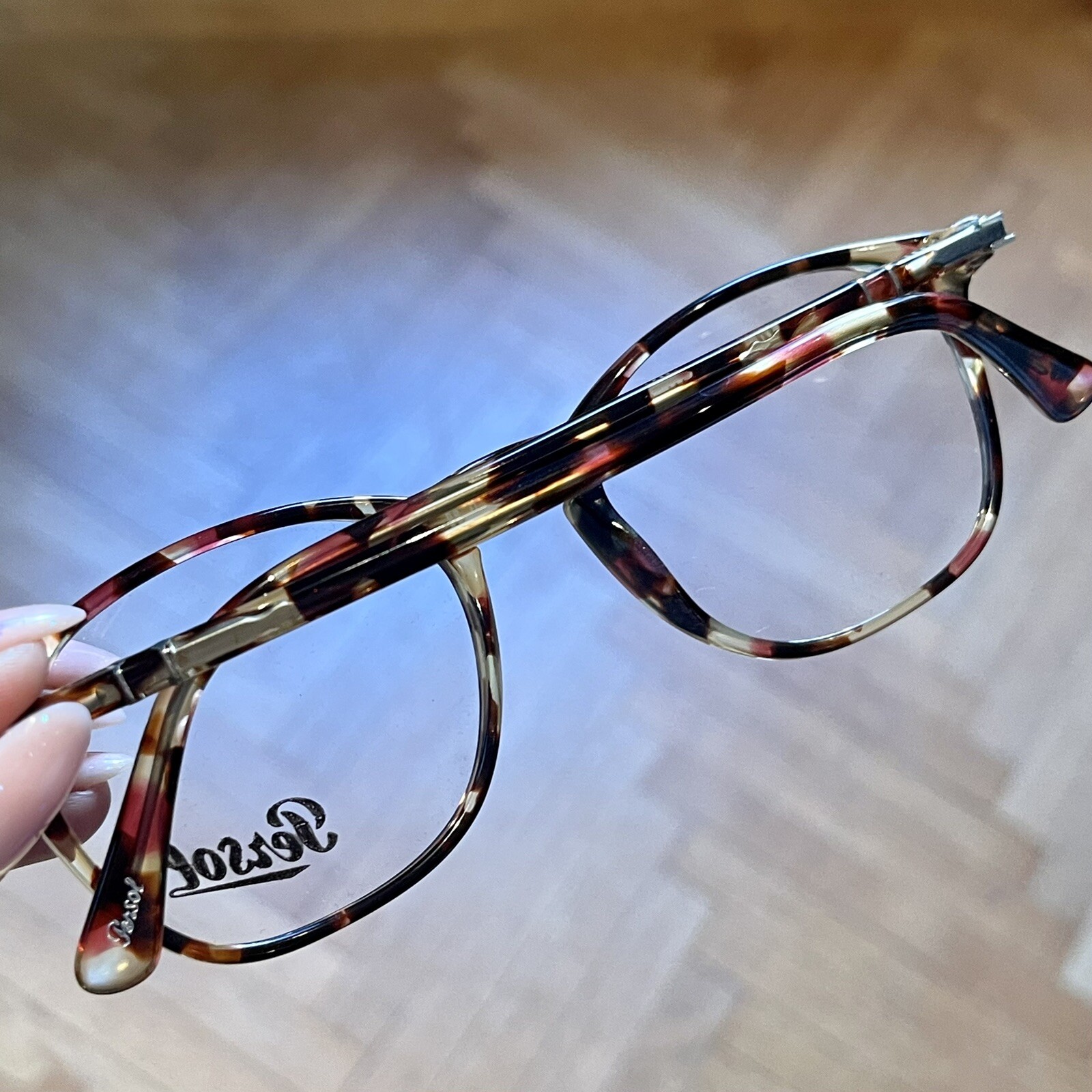 Persol PO 3007 V M 1059 Havana Rose Brown Eyeglasses 52-19-145mm Authentic 100%