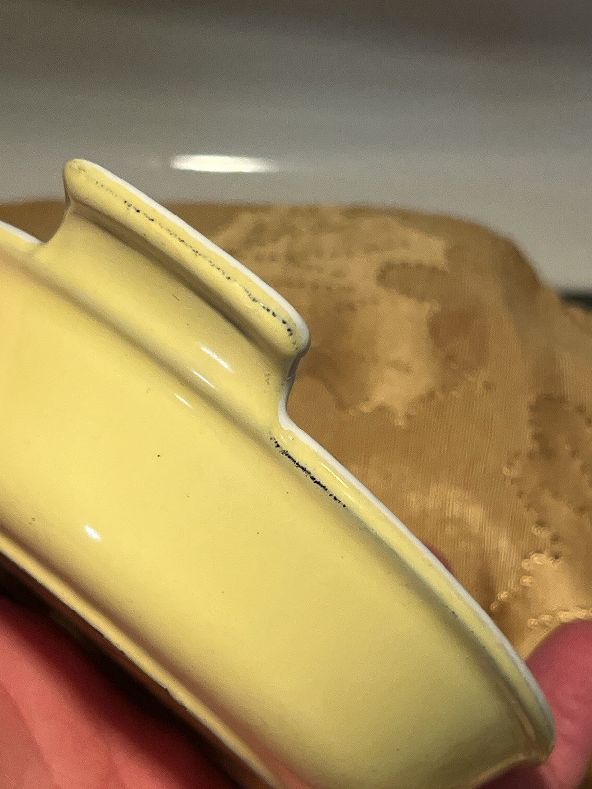 Le Creuset Enameled Cast Iron Yellow Casserole