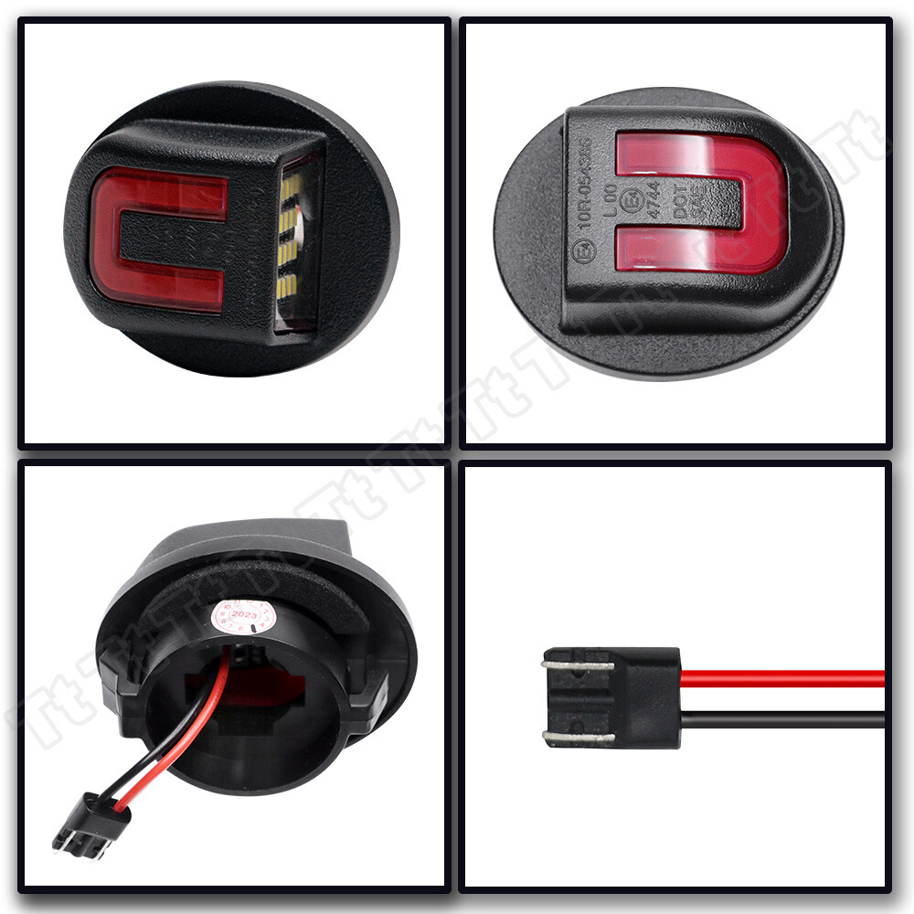 LED License Plate Light Rear Bumper Tag Assembly Lamp For Ford F150 F250 F350 2X