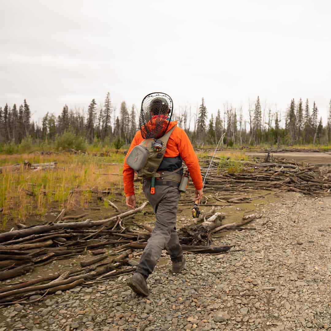 FISHPOND SUMMIT SLING 2.0 FLY FISHING PACK IN GRAVEL COLOR FREE US SHIPPING