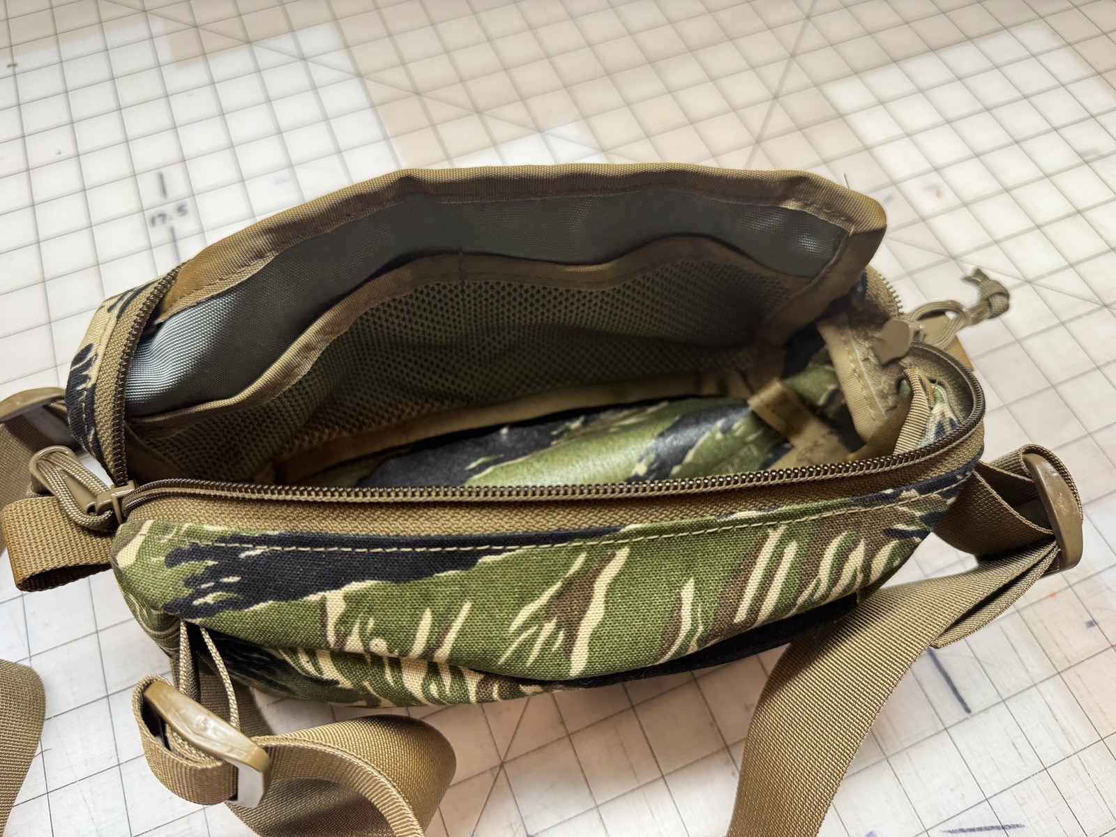 Eight Ball Gear Vietnam Tiger Stripe waist pouch / fanny pack / sling pack