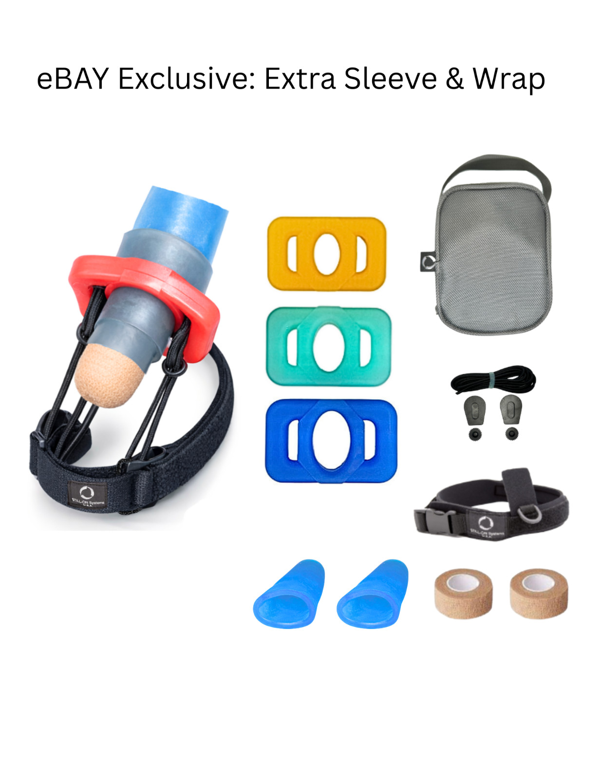 STILL-ON Systems Value Packs - Penis Stretcher ADS for Below to Thick Girth