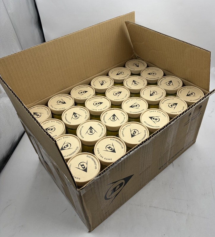 LOT OF 24 CANS/72 BALLS DUNLOP GRAND PRIX EXTRA DUTY TENNIS BALLS 930084