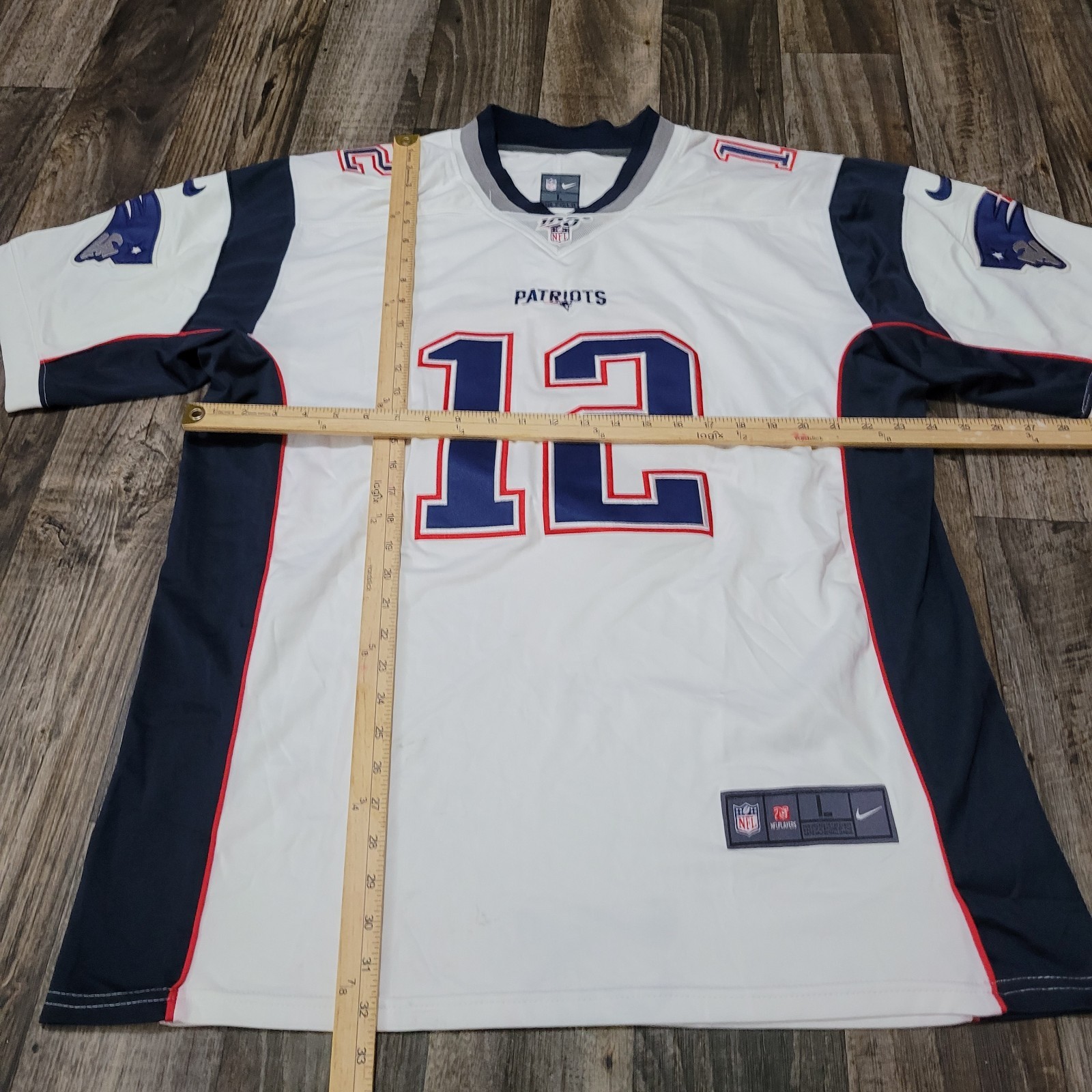 Tom Brady New England Patriots Nike Limited Jersey Size Large 100th Anniversary
