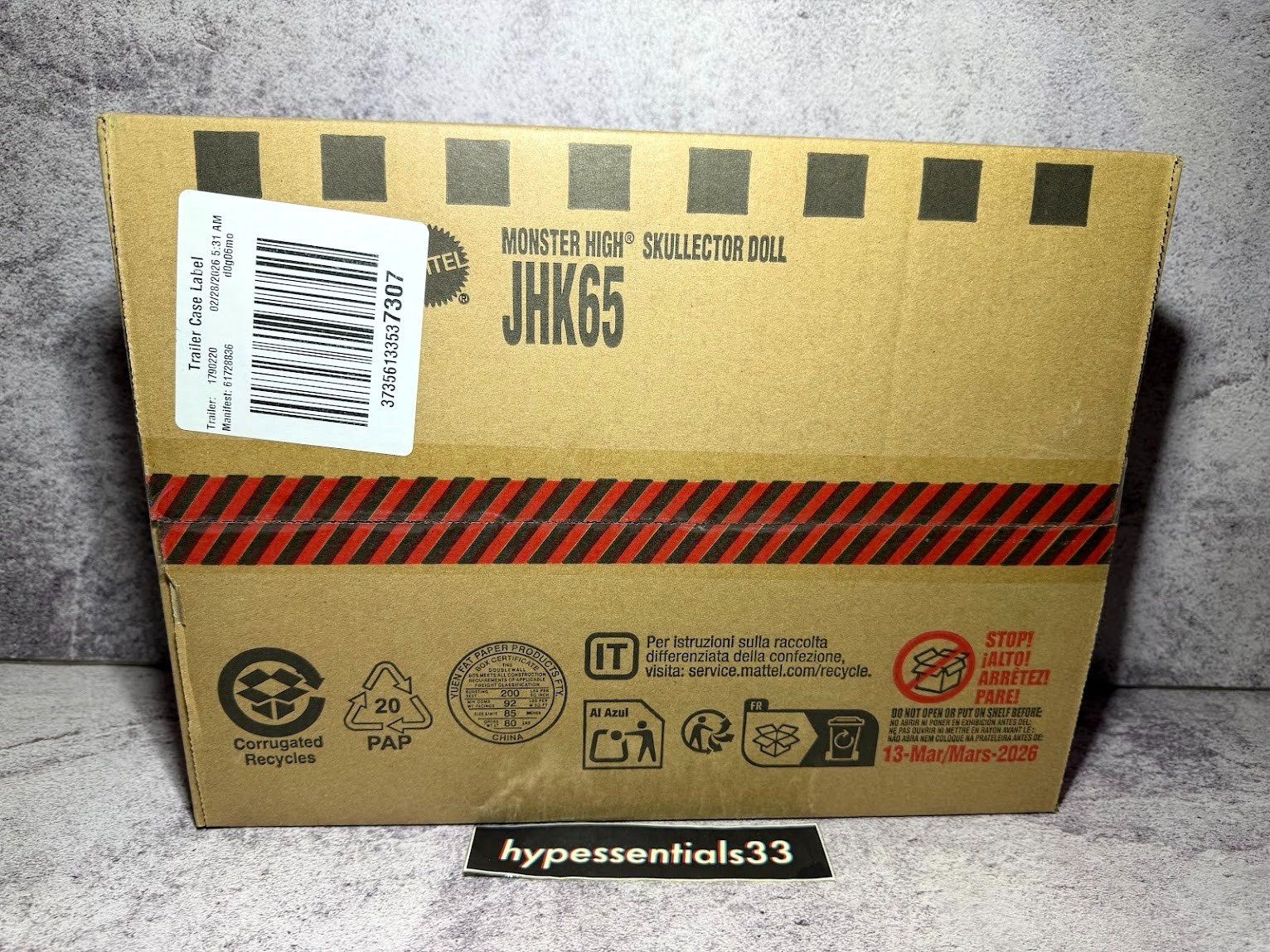 Mattel Monster High Skullector Coraline Doll with Cat JHK65 - New. In Hand