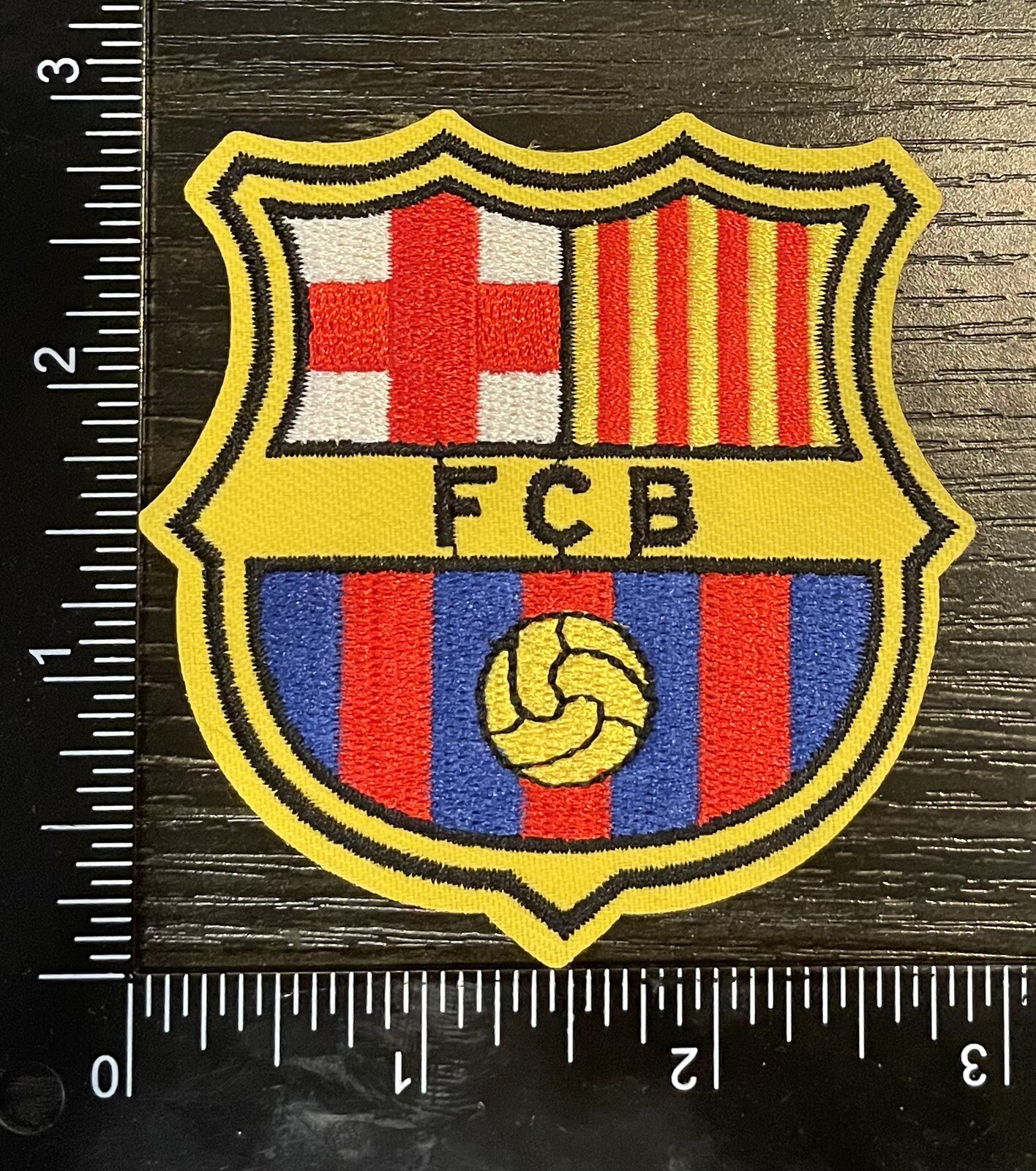 FC BARCELONA IRON ON PATCH LA LIGA SPANISH FUTBOL SOCCER