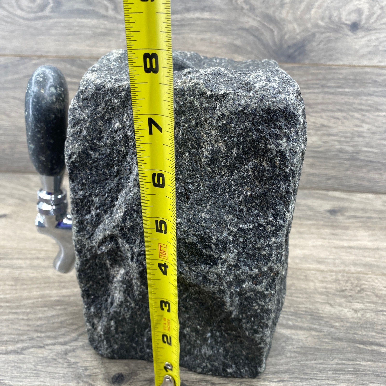 Funky Rock Designs Stone Drink Dispenser Handmade Granite Liquor Spigot USA Made
