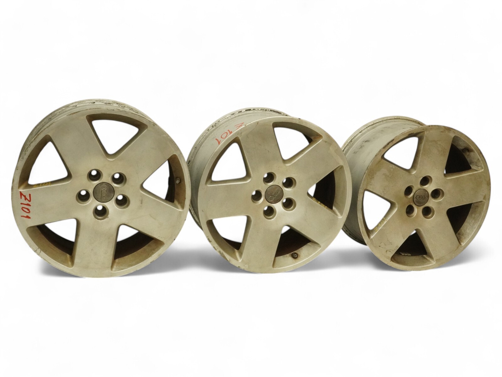 2003 - 2010 Audi A8 D3 Wheel Rim Cg3 5-112Mm 5 Spoke 45Mm Offset Set Of 3 Oem