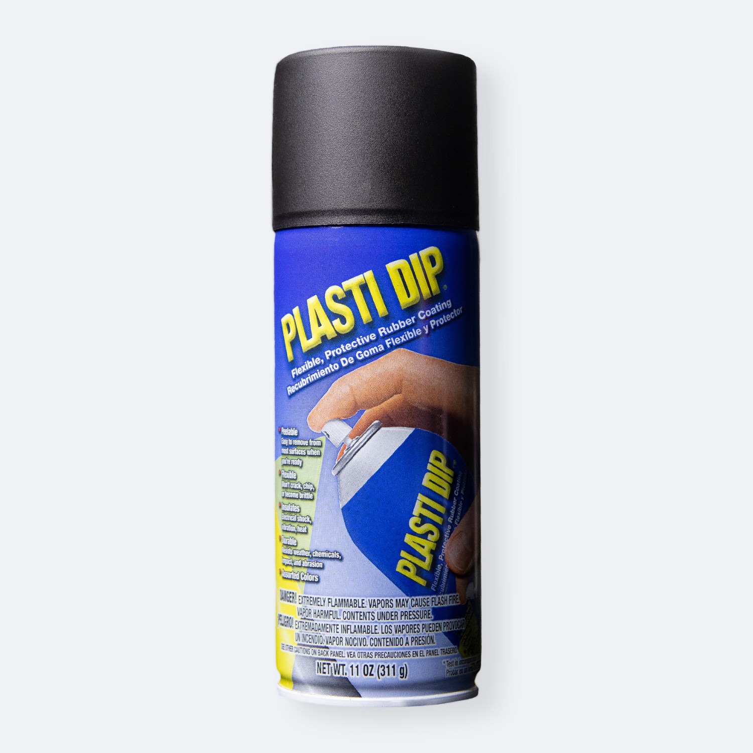 Plasti Dip Multi Purpose Rubber Coating Spray, Protects Coated, Black - 11oz