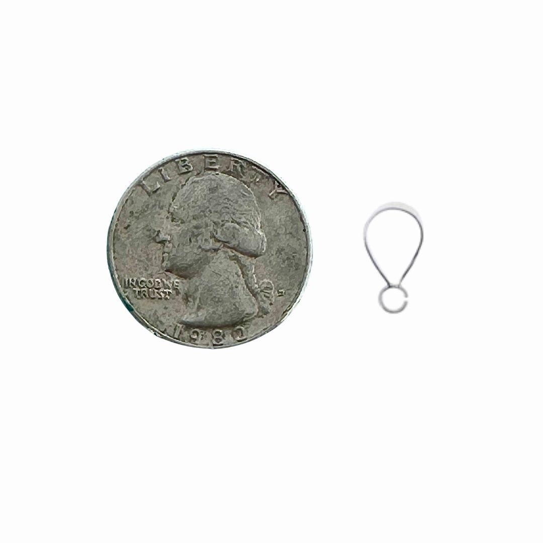 925 Sterling Silver Bails, 5mm x 14.5mm, Sterling Silver 925, 2 Pieces Included,