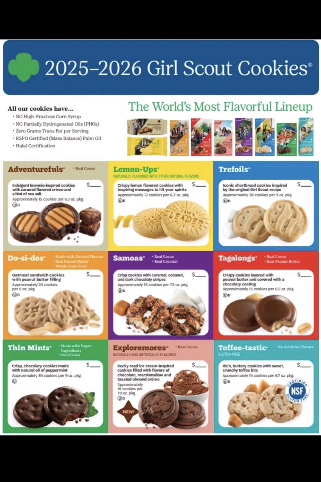 GIRL SCOUT COOKIES 🍪 2026 🍪 MIX & MATCH 🍪 MULTI BOX DISCOUNTS 🍪 FREE SHIP!!!