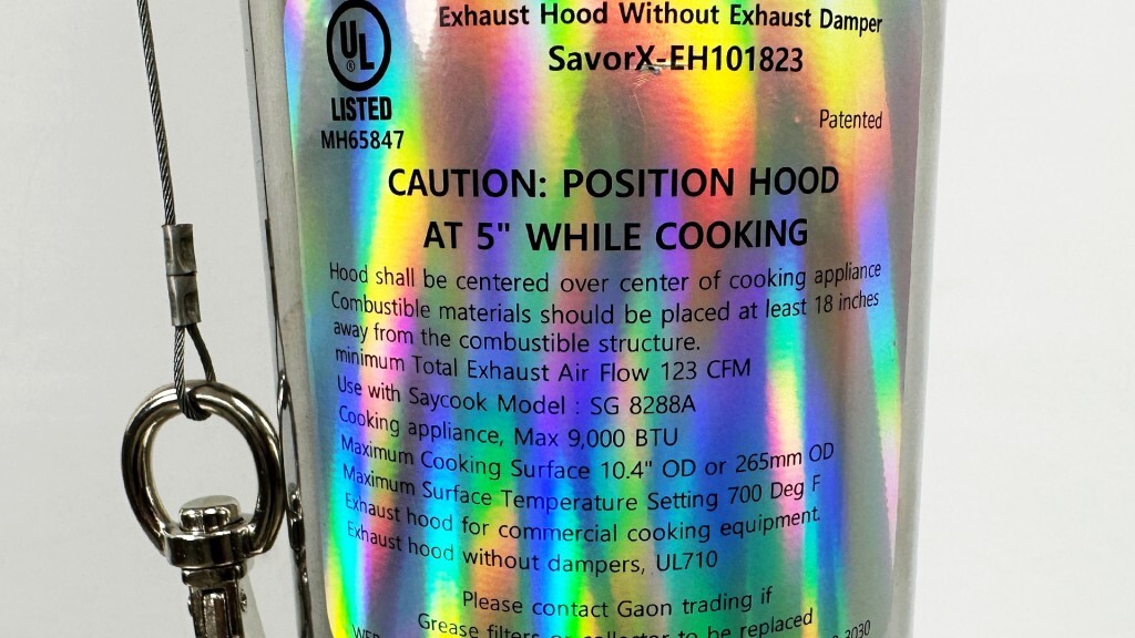 NEW Commercial Exhaust Fan Korean BBQ Retractable Restaurant Table NSF