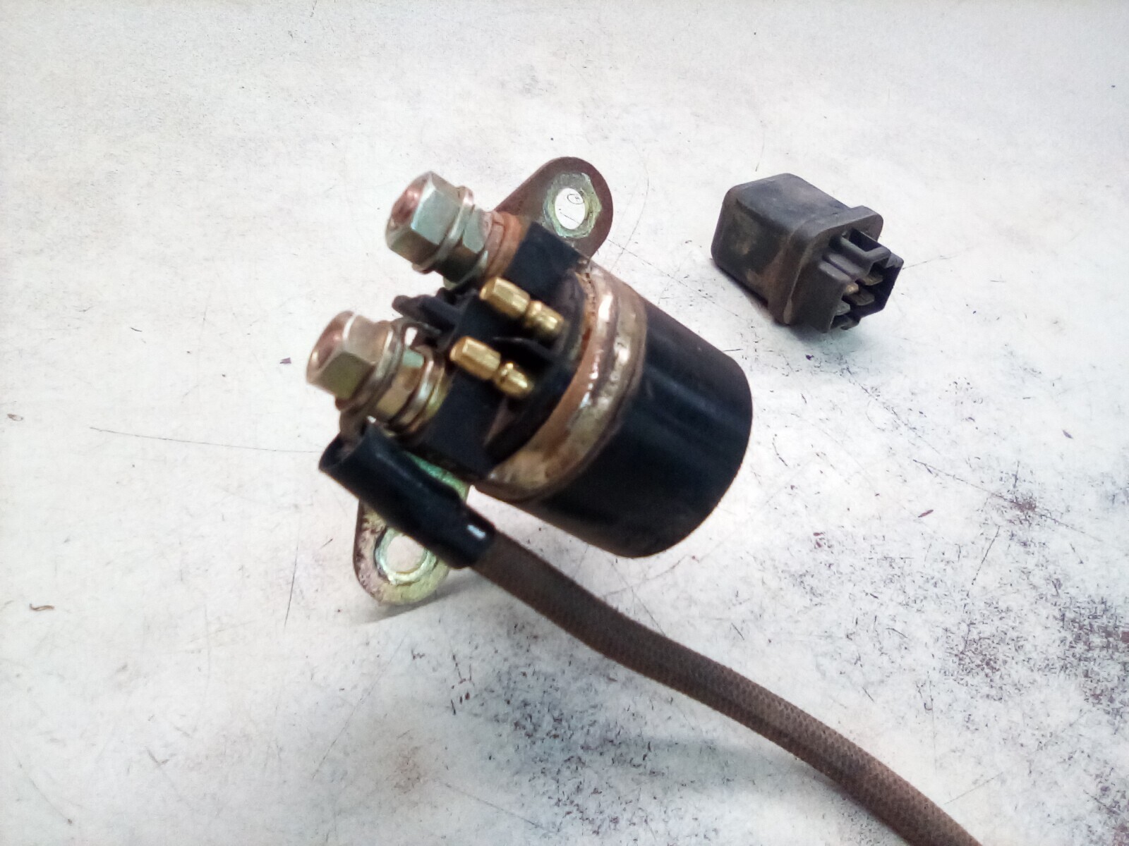 1986 Suzuki LT-F 230 Quadrunner Electric Starter Cable Solenoid Relay Fuse