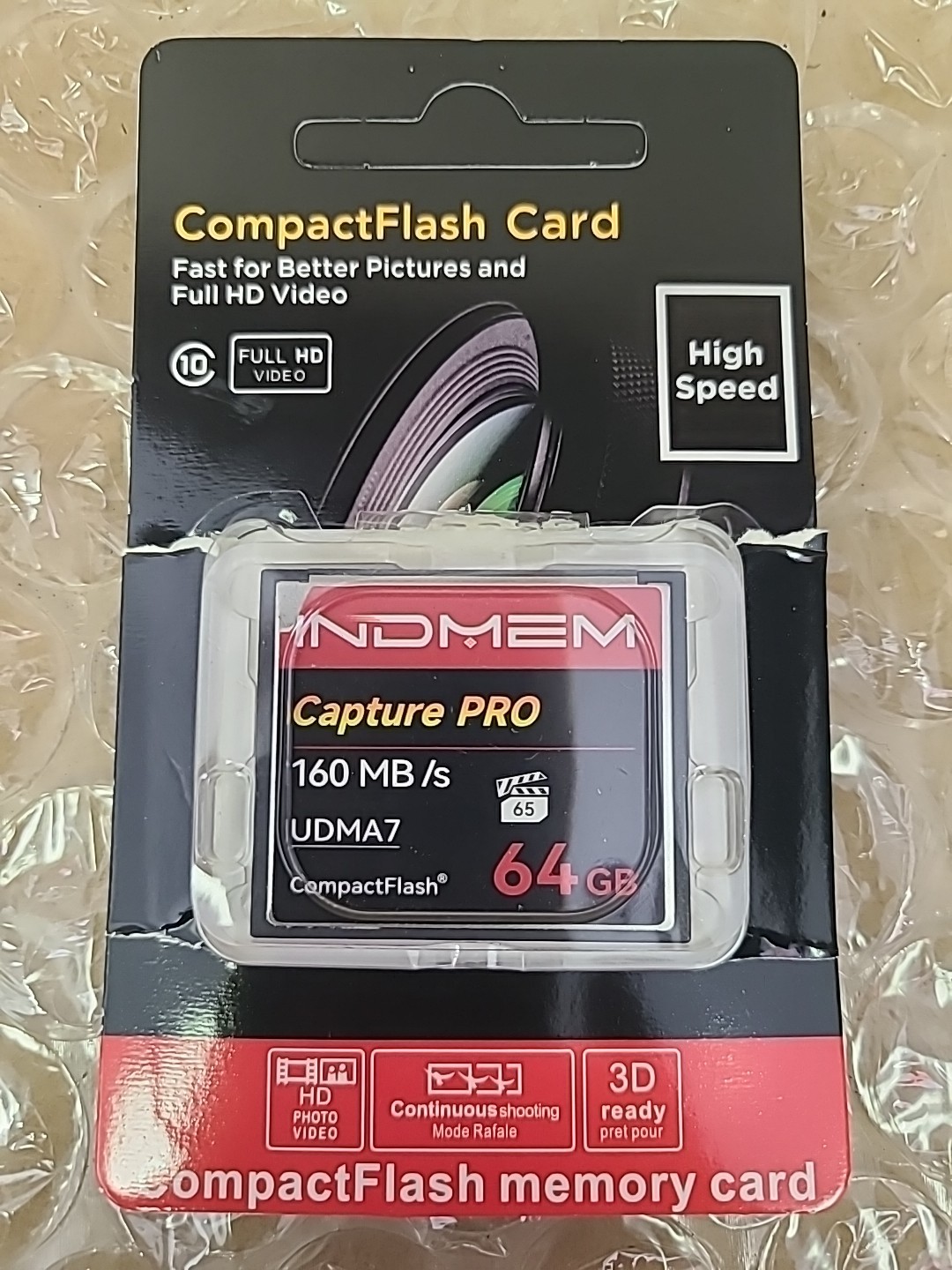 CF Card 64GB Memory Card High Speed UDMA Up to 160MB/s  OPEN BOX