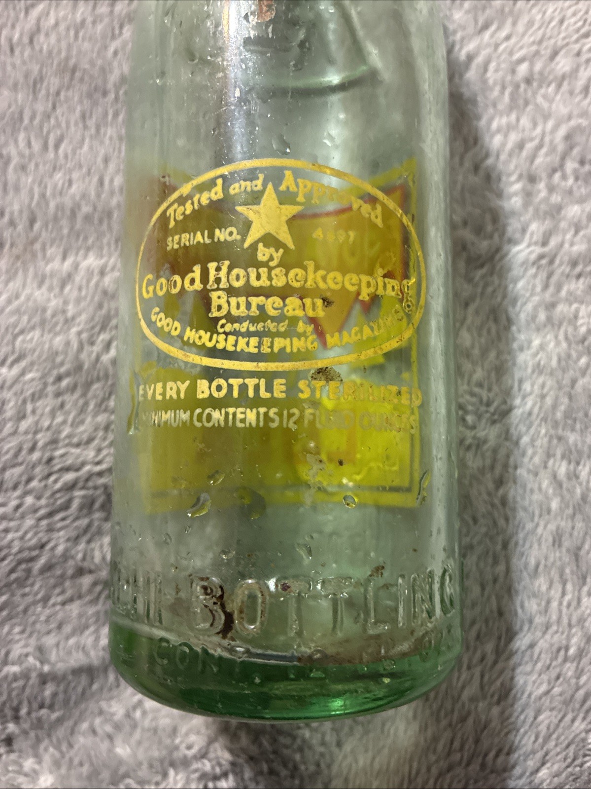 Vintage Royal Crown RC Cola Acl & Embossed 12oz Soda Bottle Good Housekeeping