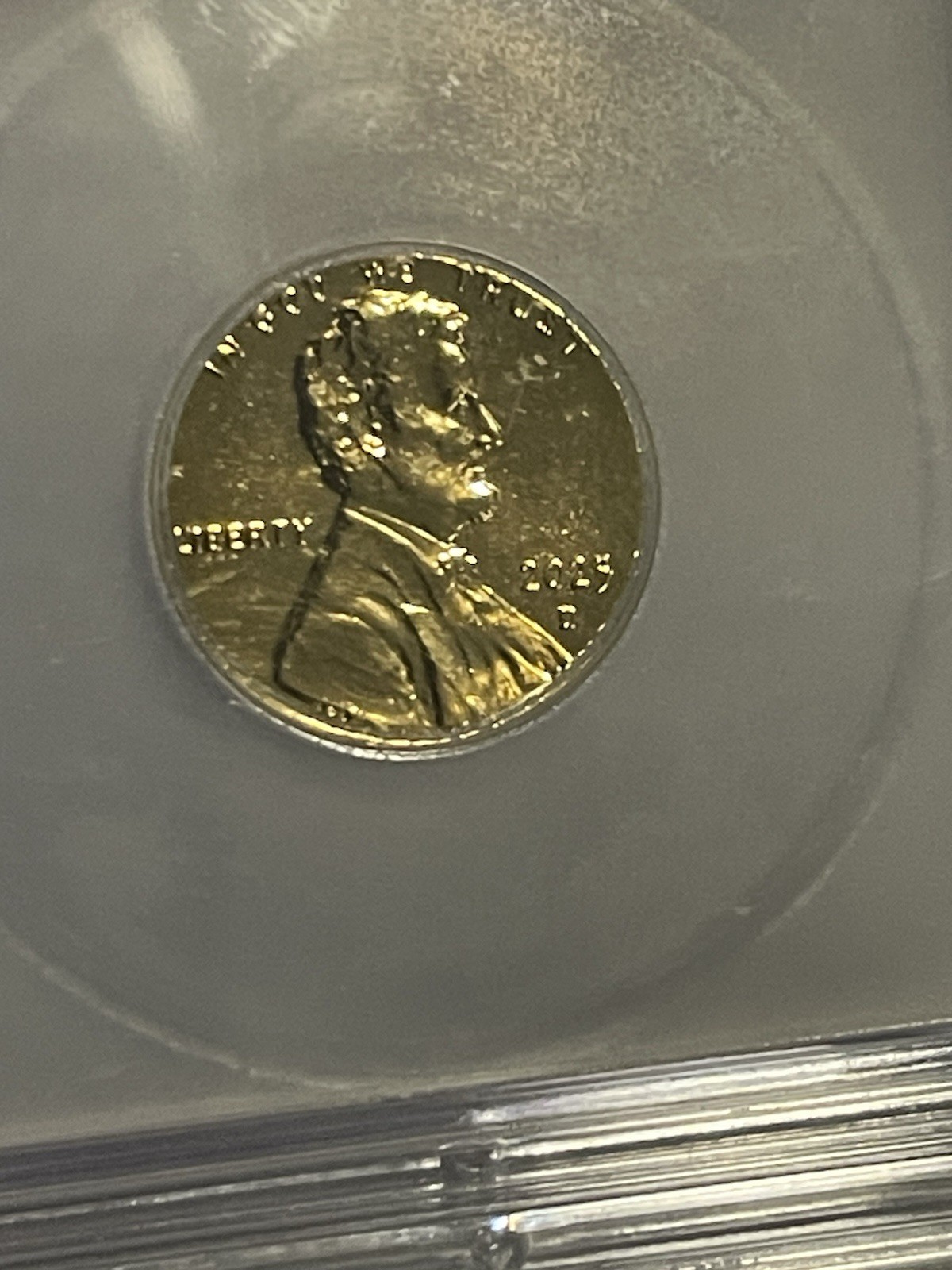 2025 D Gold Plated 1c Penny ICG Genuine 1 of 1,250!!! Last year