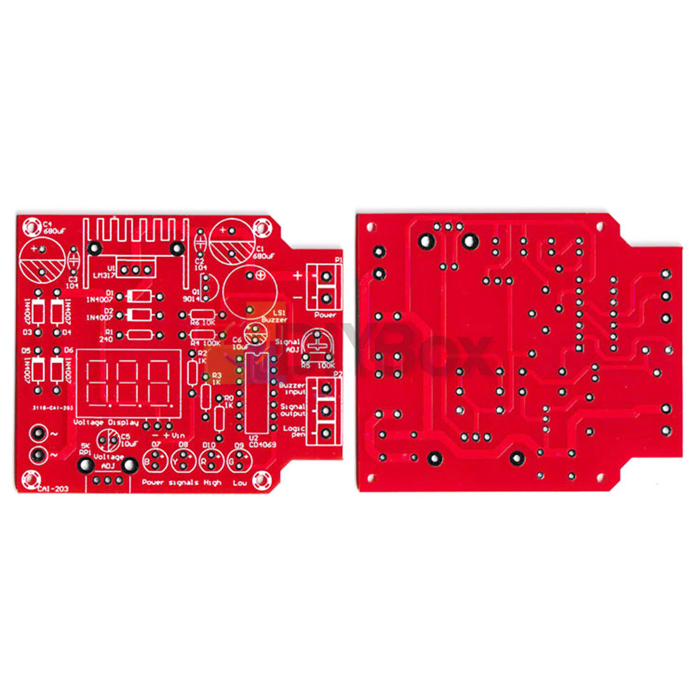 LM317 Adjustable Voltage Regulator Kit DC Power Supply DIY Electronic Parts