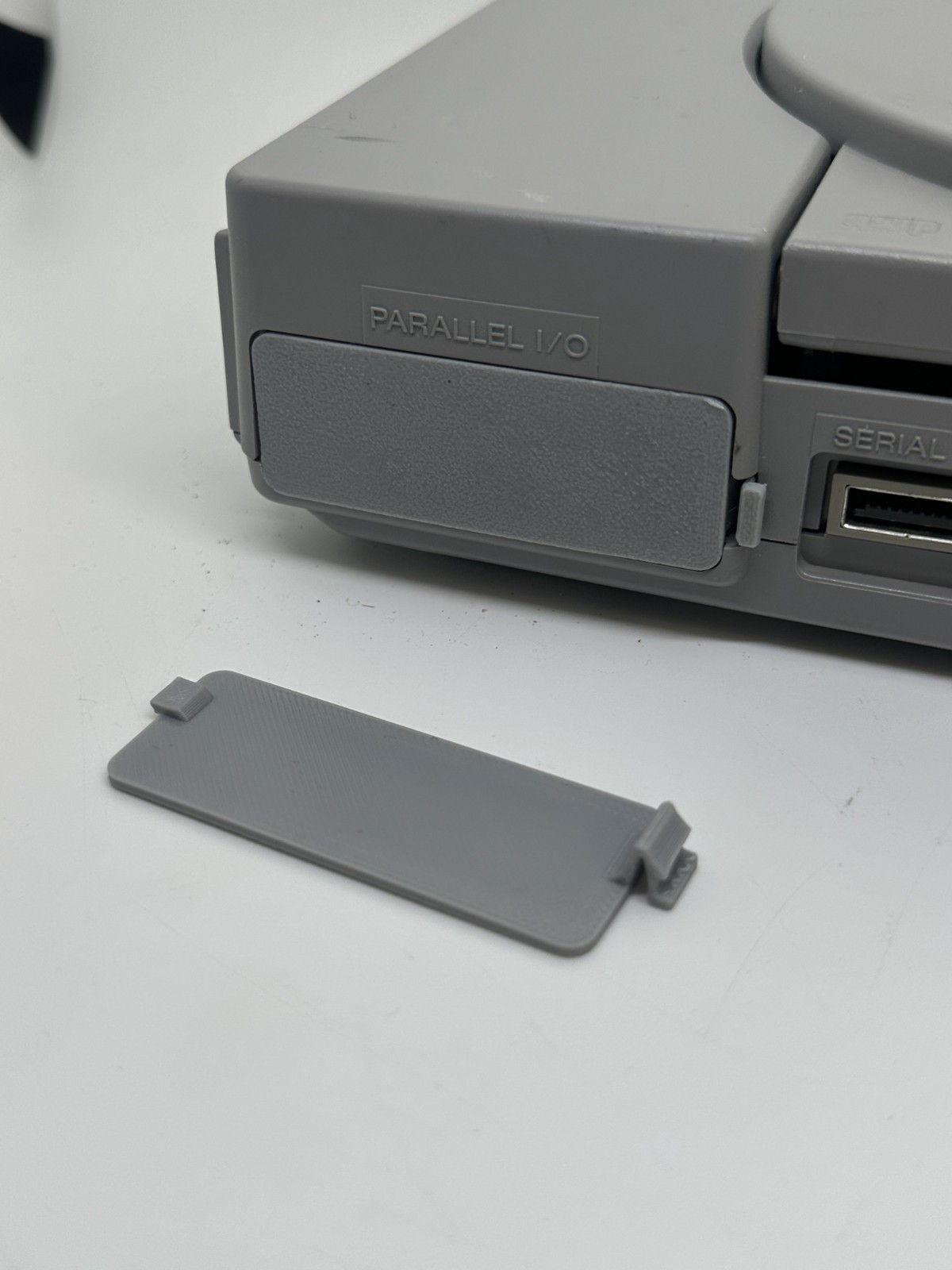 Sony PlayStation 1 PS1 3D Printed Replacement Parallel Port I/O Slot Cover SCPH