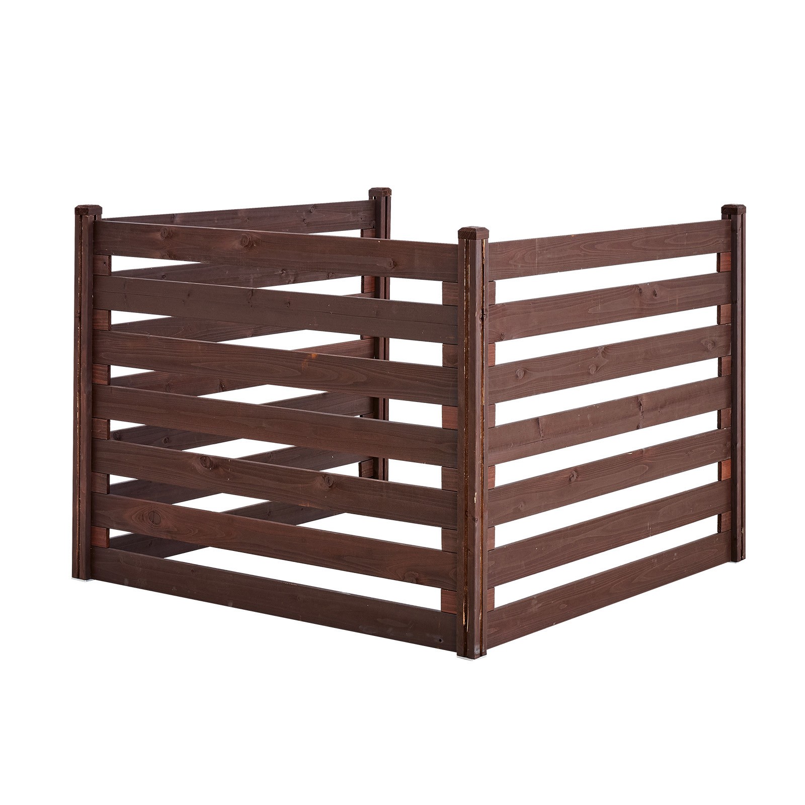 Uimoso 48" x 37" Air Conditioner Fence Privacy Fence with 3 Panels for Trash Can