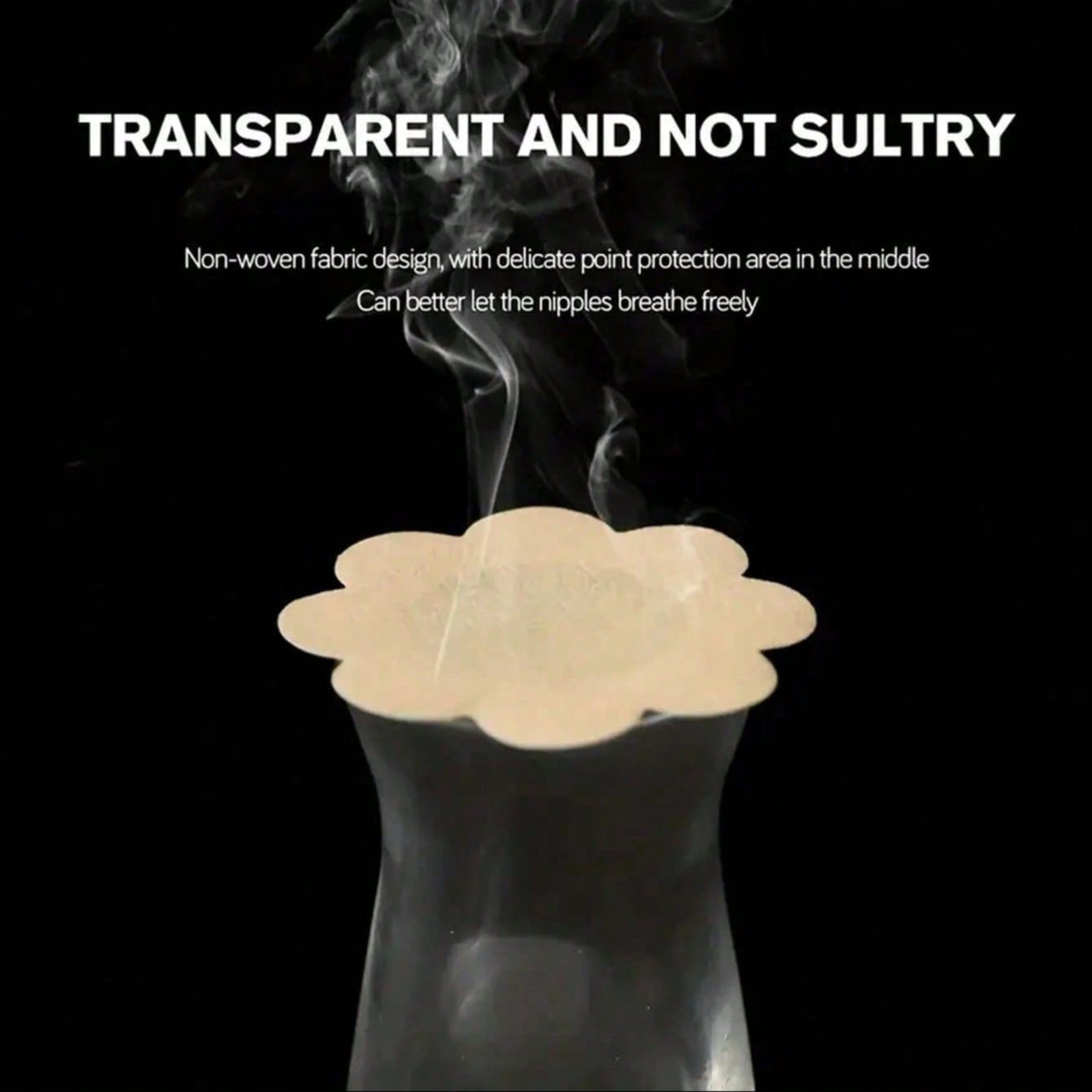 Disposable Nipple Covers 100pcs Seamless Breathable Self-Adhesive Nipple Sticker