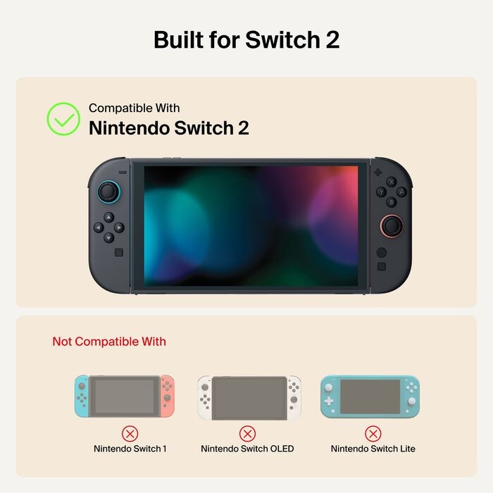 Gaming 30W Charging Case Pro for Nintendo Switch 2, Sand