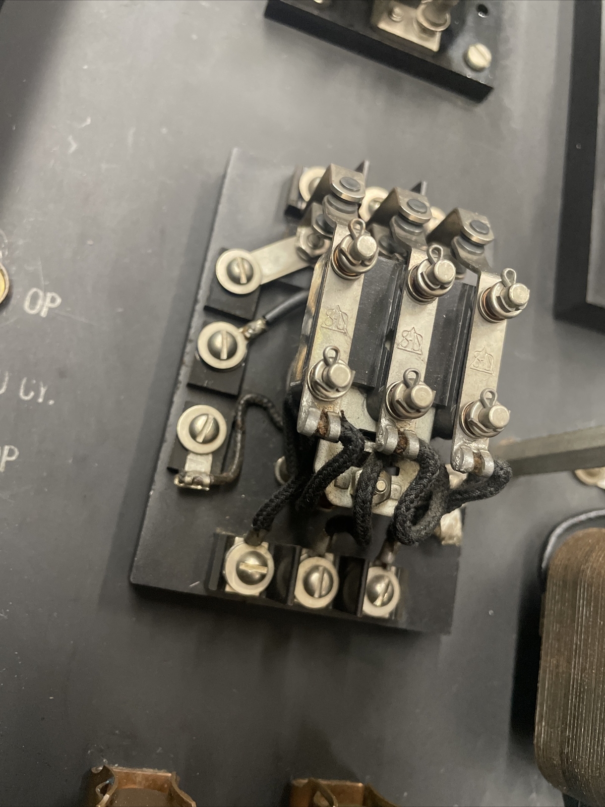 Vintage Retro Fire Alarm Signal Panel 4206 IBM Slate Back CLEAN! VERY RARE!