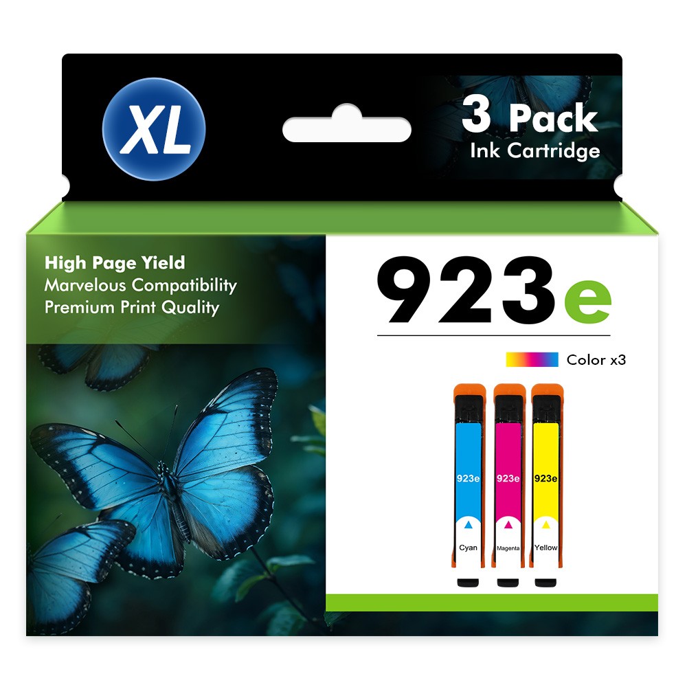 923e Ink Compatible for HP 923 OfficeJet 8120 8122e 8130 8134e 8135e 8138e 8139e