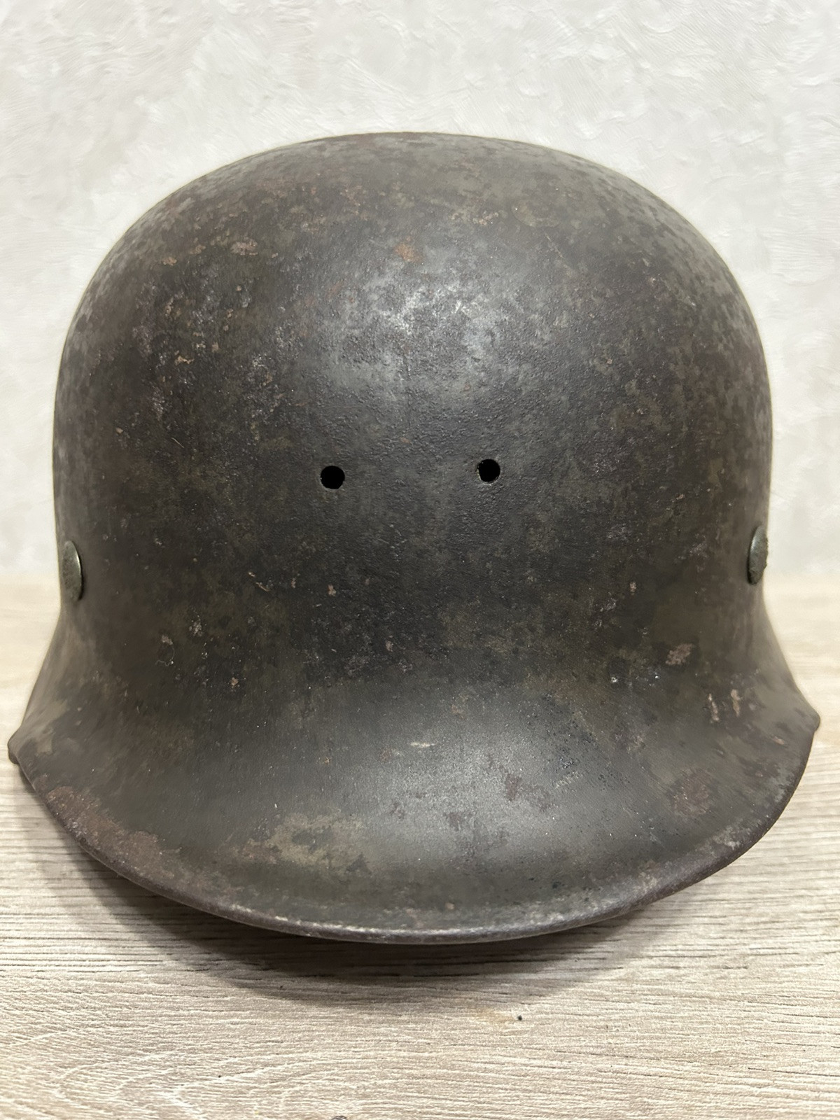 German Helmet M40 WW2 original paint (without restoration) WWII size 64