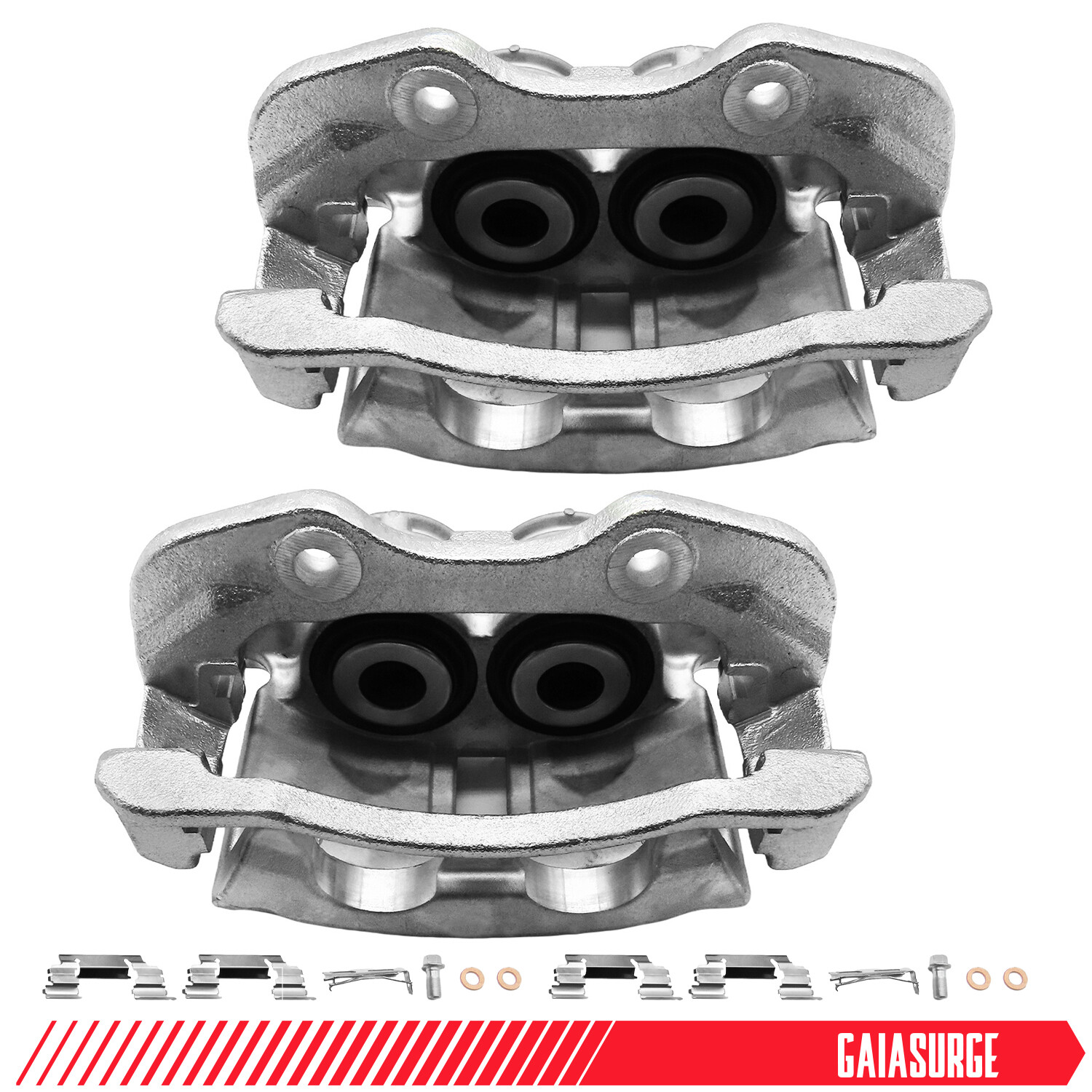 Rear Brake Calipers w/ Bracket Pair 2 for Chevy Silverado 1500 Classic GMC Yukon