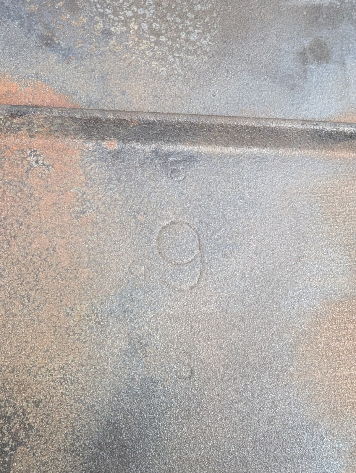 Vintage Cast Iron Long Griddle - No. 6 - Flat Griddle - 23in x 10in - Heavy