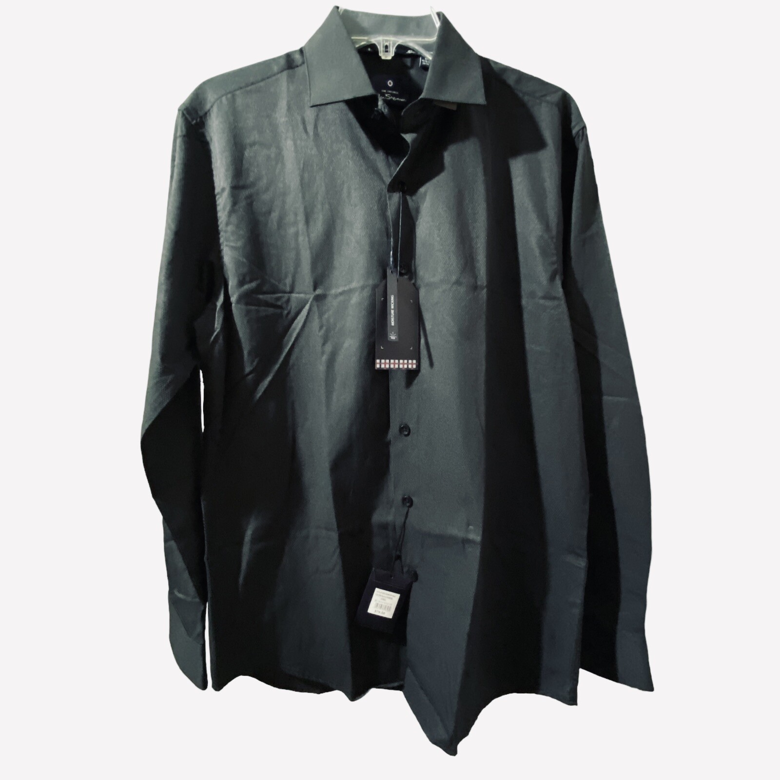 NWT Ben Sherman Slim Fit Black Button Down Dress Shirt Men’s M 15/15.5 32/33