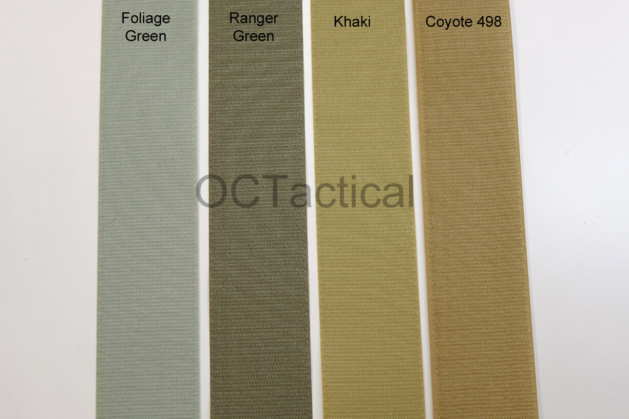 2 Inch Military Spec VELCRO® Brand Hook OR Loop Coyote Ranger Green Black 1 Yard