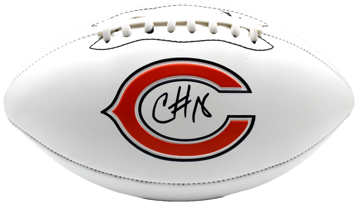Caleb Williams Chicago Bears Signed Full Size Logo Football w/JSA COA CL20636