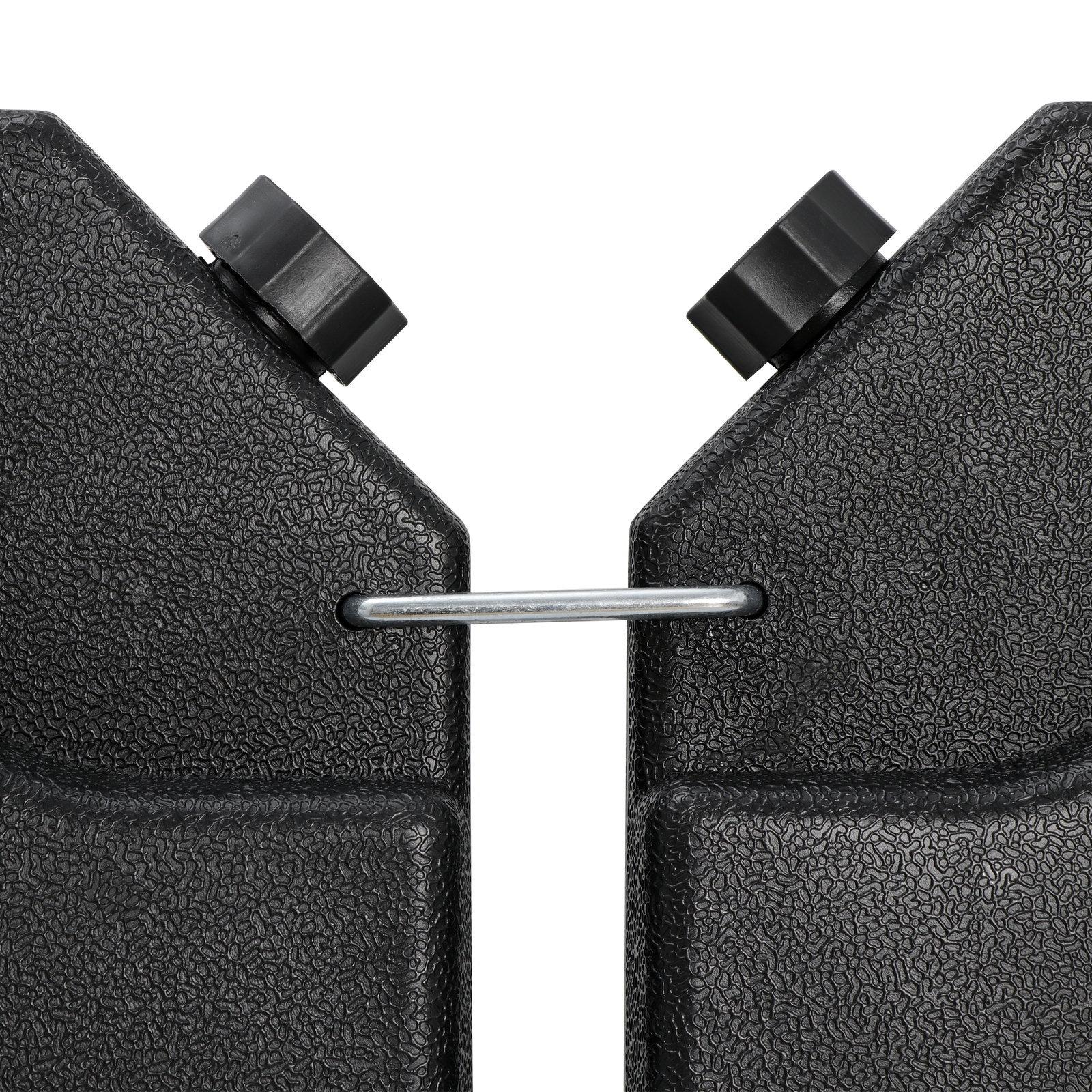 4-Piece Heavy Duty Cantilever Offset Patio Umbrella Base Stand Square Plate Set