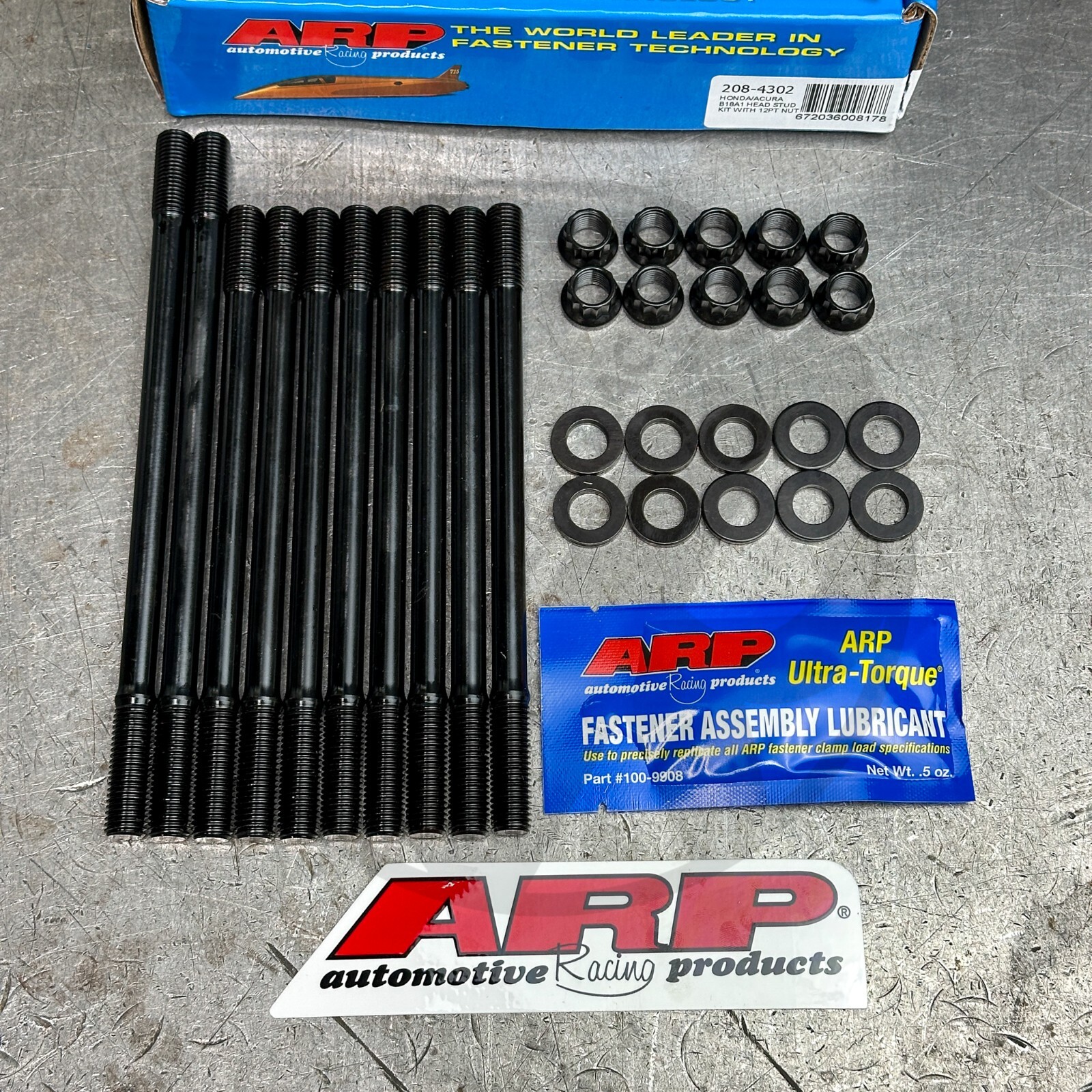 ARP 208-4302 Head Stud Kit NON VTEC For Honda Acura Integra CRV B18A B18B B20B