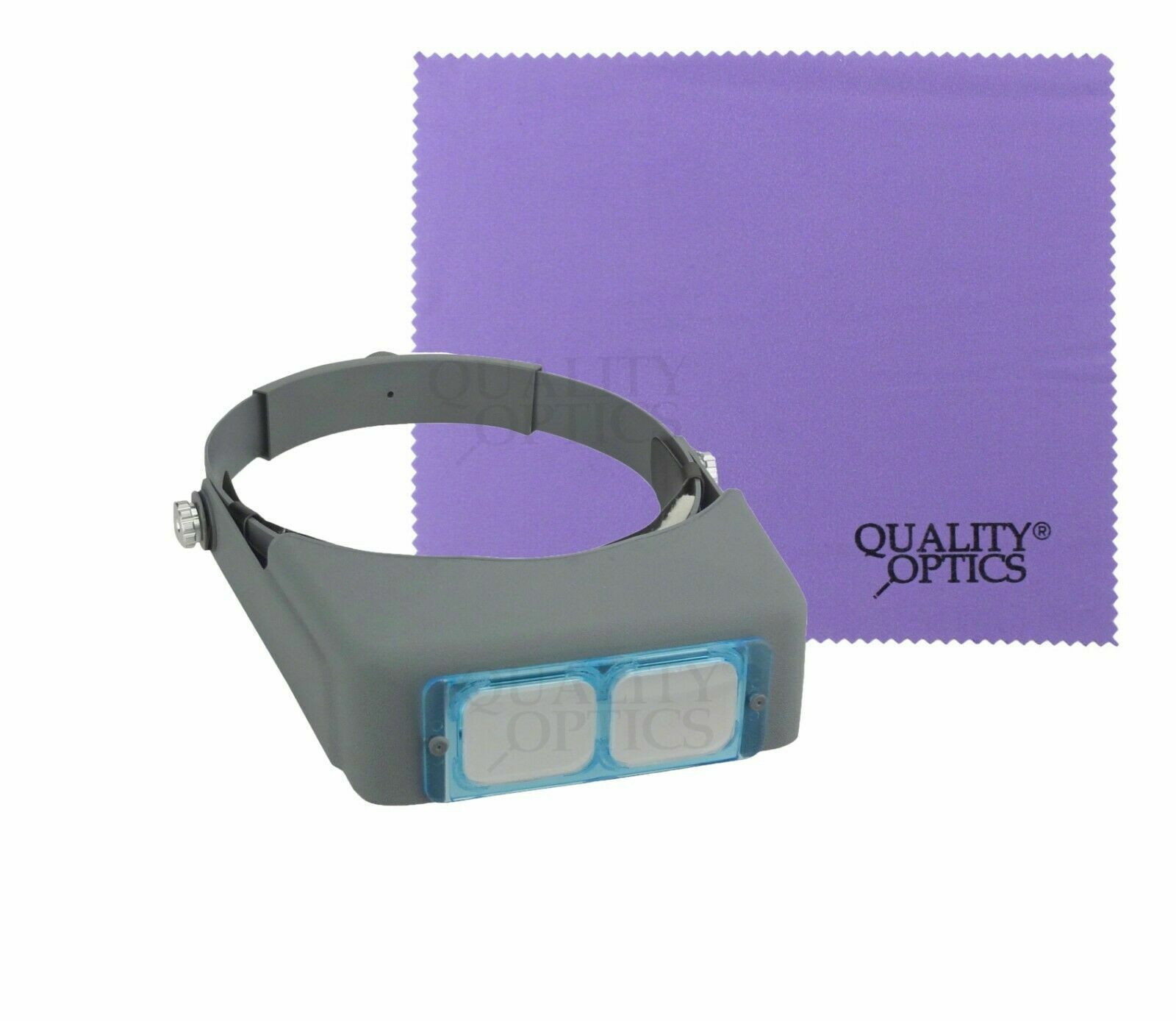 Quality Optics® Professional Series Glass Headband Magnifier Jewelers Visor 3.5x