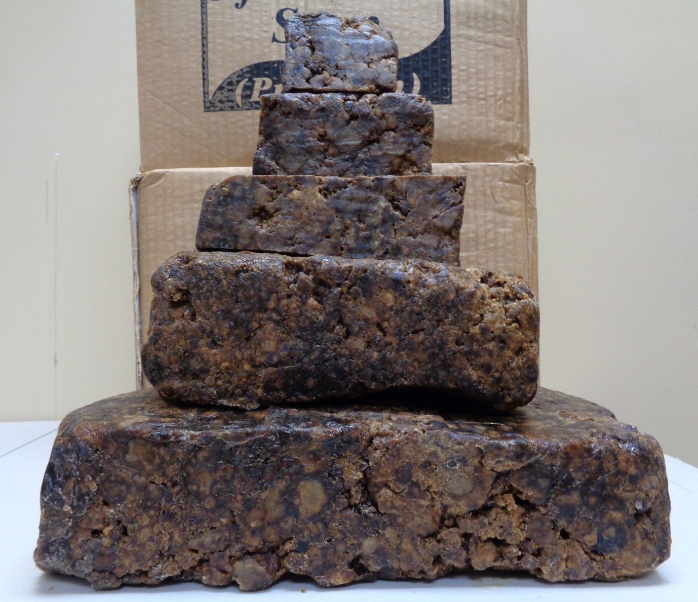Raw African BLACK SOAP Organic Unrefined From GHANA Premium Quality Choose Size