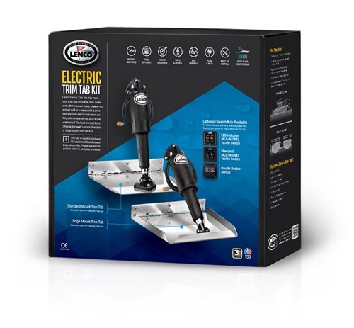 Lenco Marine Trim Tab Kit, 9" X 12" 12V, Std Mount 15001-101