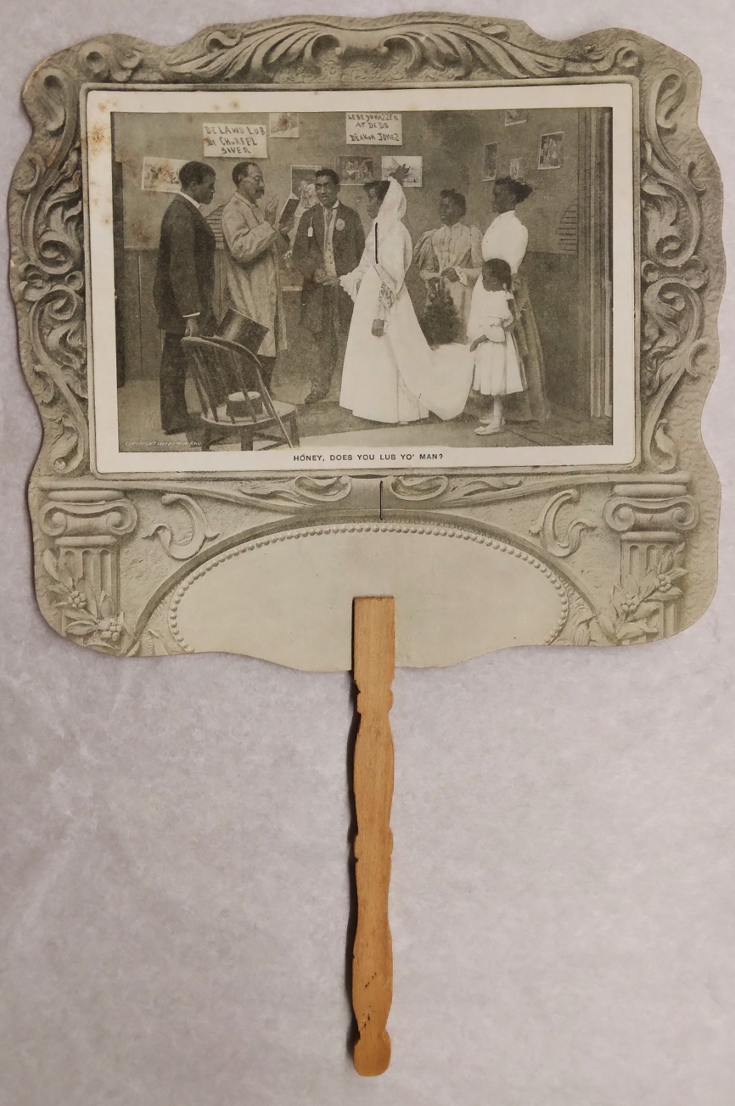 1897 Ad Hand Fan for "Celery Bromide" a "Patent Medicine" Photo by W. H. Rav!!
