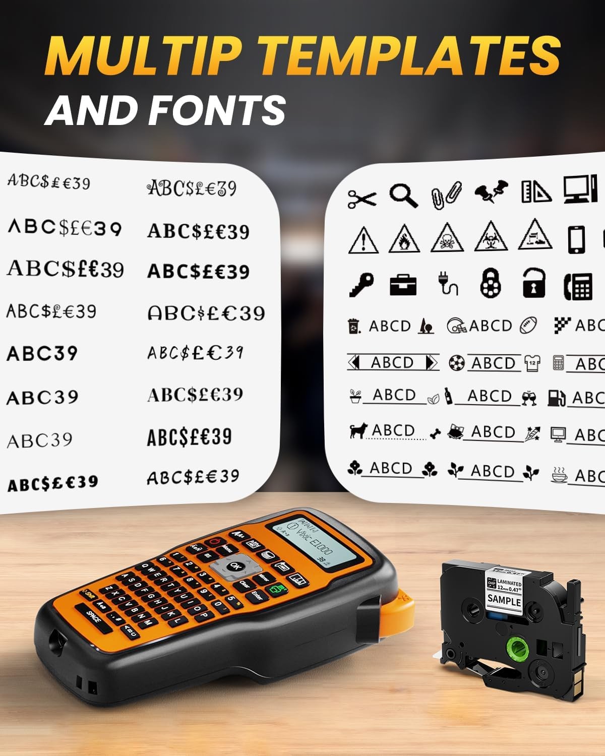 Industrial Label Maker, Label Maker Machine, E1000 Heat Shrink Label Maker