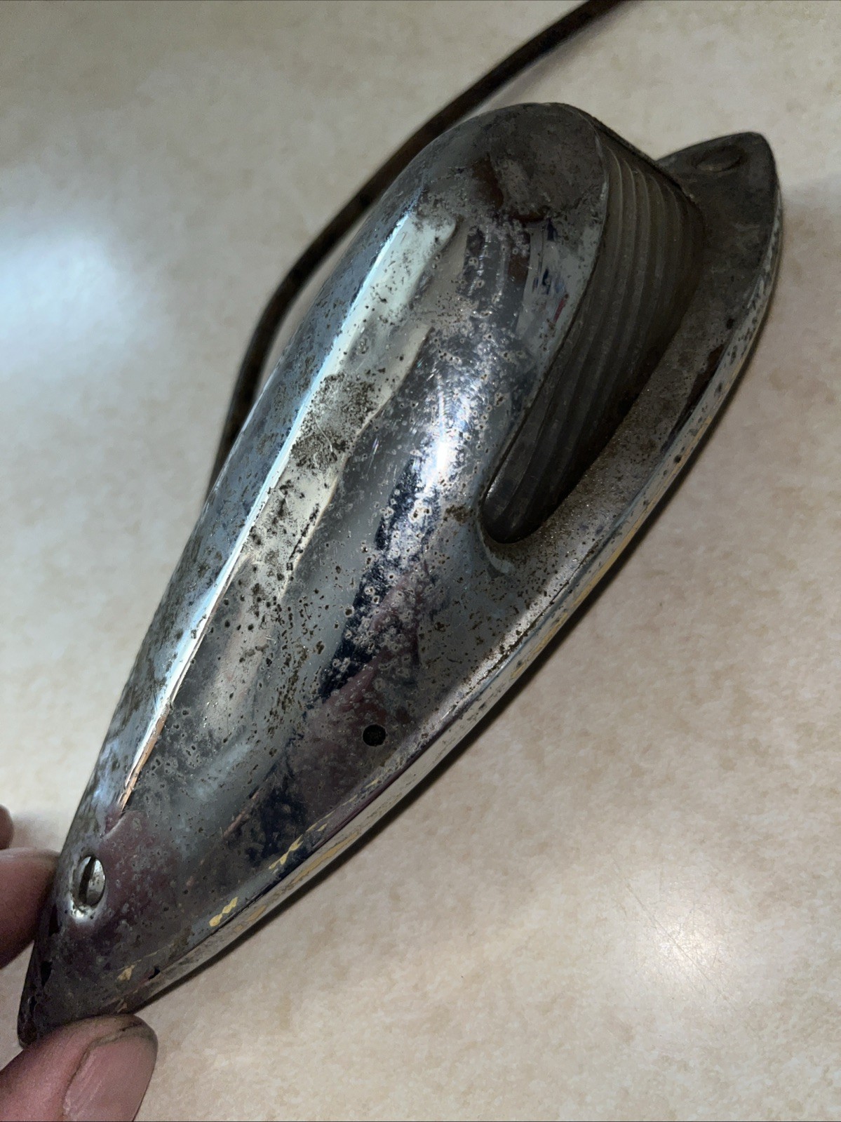 VTG Harley Solo WL WLA 45 Knucklehead Flathead G Front Fender Light Guide PH-6