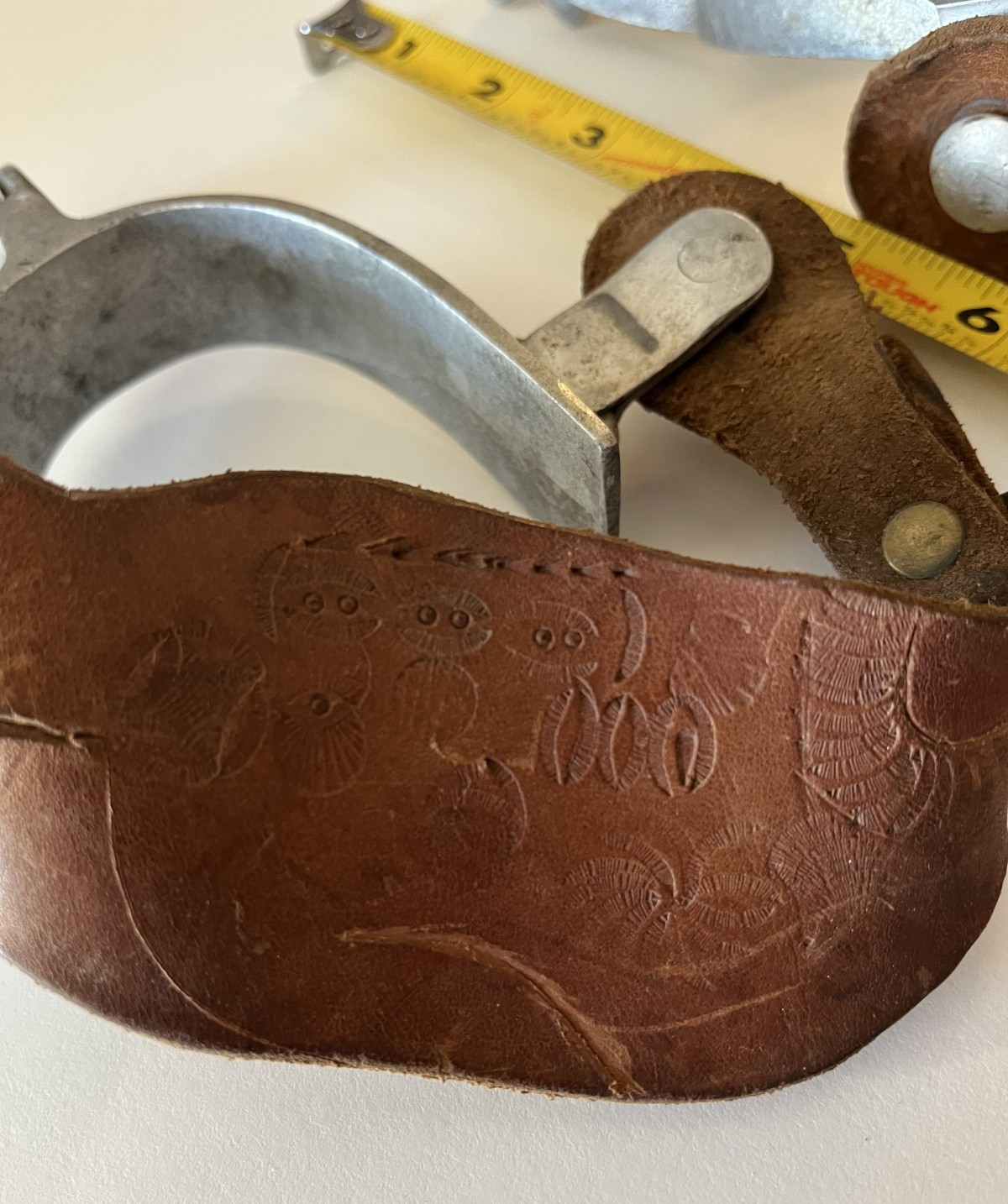 1940's Crockett Airplane Aluminum Cowboy spurs Heavy Duty