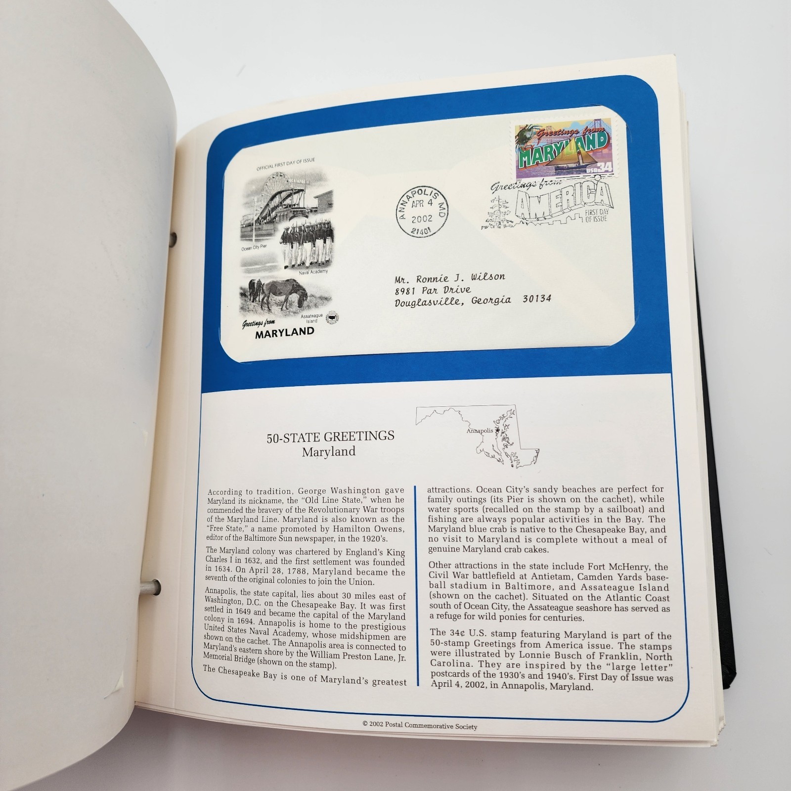 Postal Commemorative Society Complete 204 First Day Covers Binder 1999-2004 USA