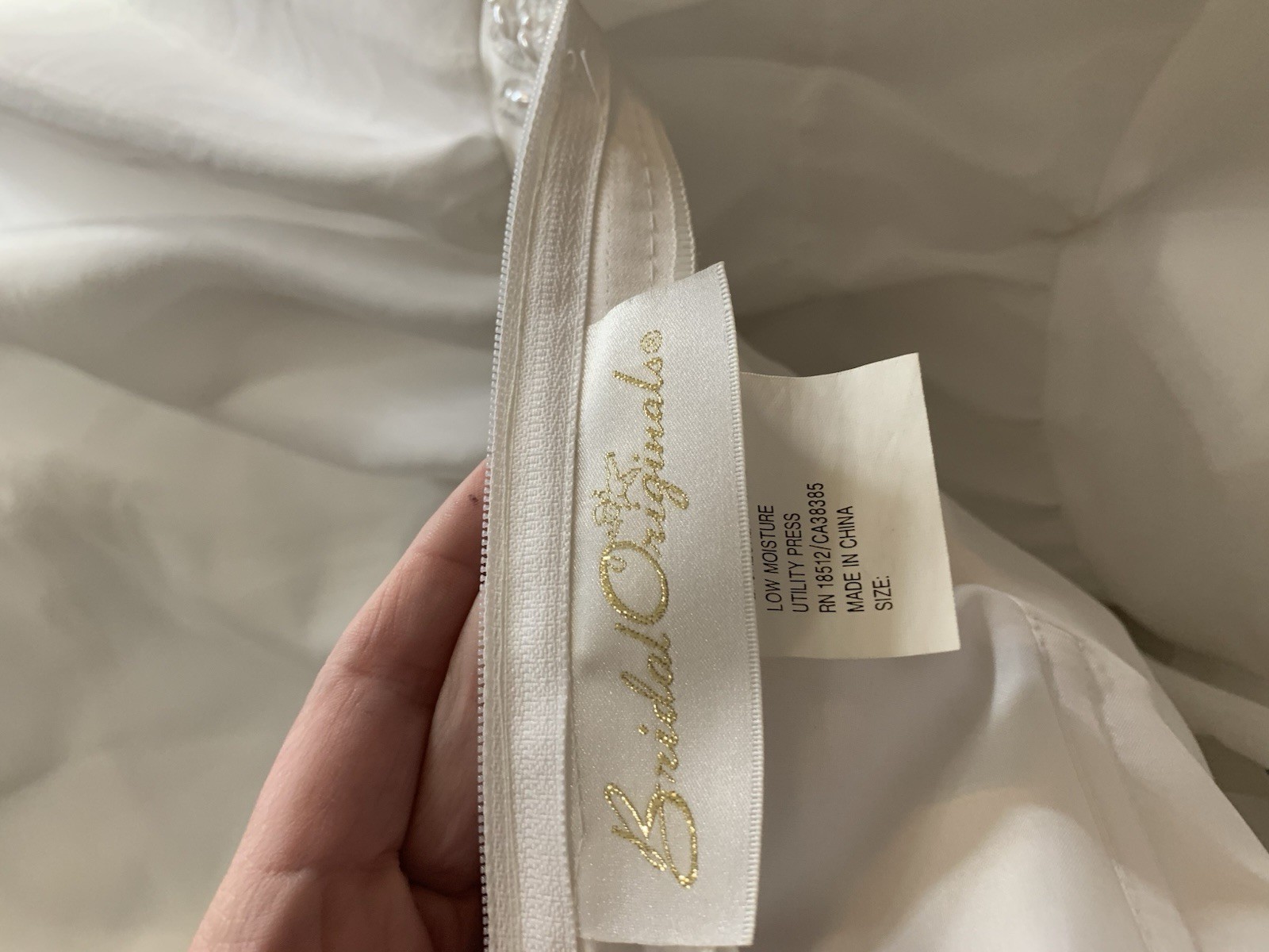 Vintage White Wedding Dress Bridal Originals Pearls Sequins Size 6 READ