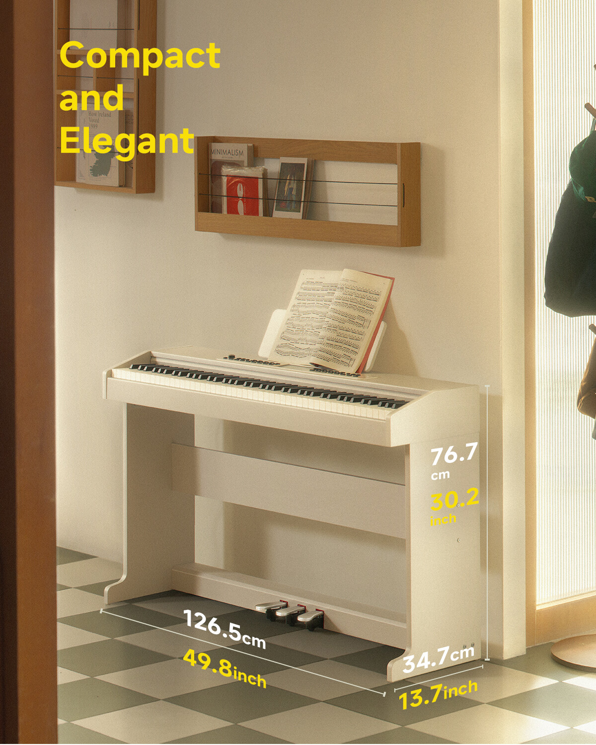 🎹 Donner DDP-95 Digital Piano With Stand Triple Pedal 88 Weighted Key 610 Tones